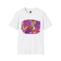 Colorful Leopard with Sunglasses T-Shirt