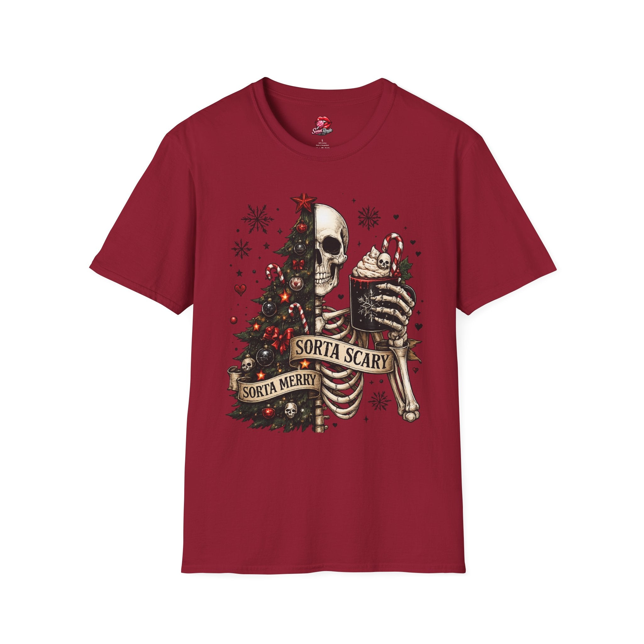 Skull Christmas Tree T-Shirt