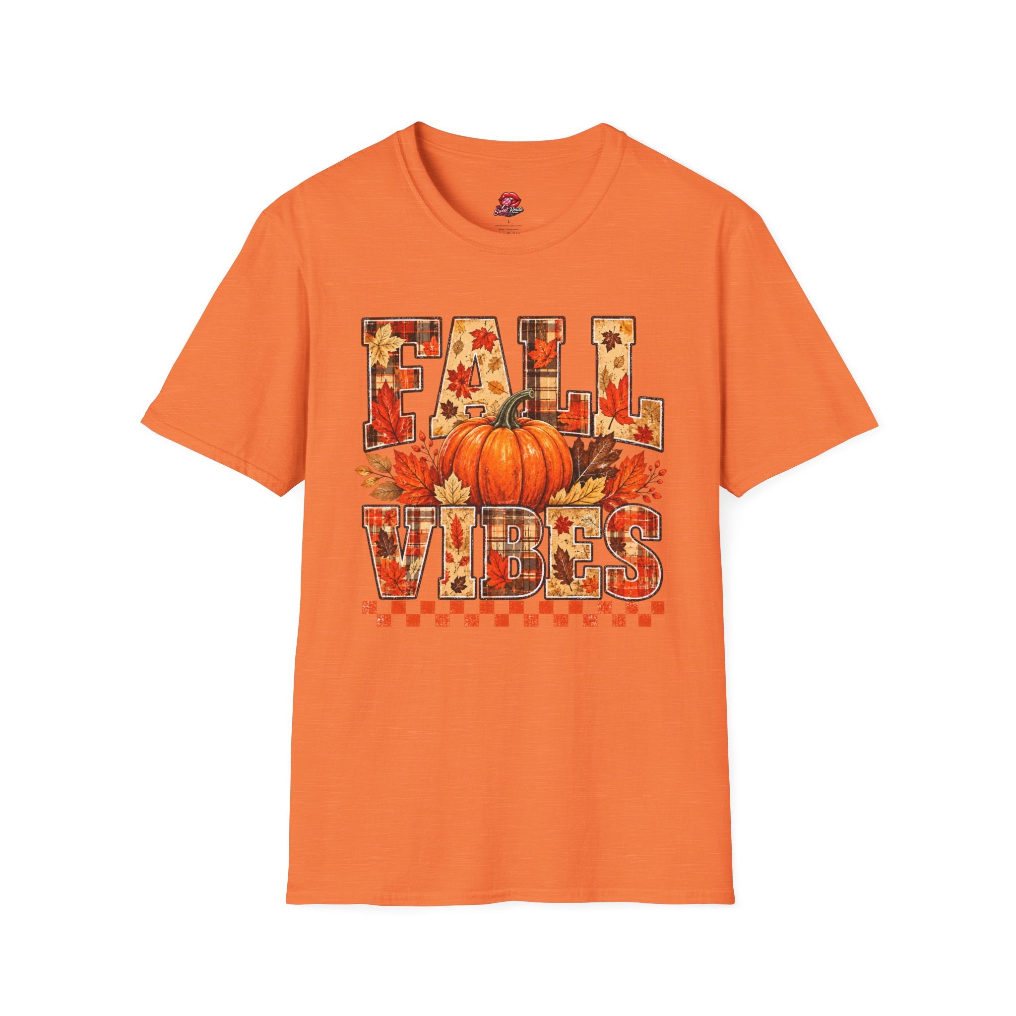 Pumpkin & Leaves Fall Vibes Tee