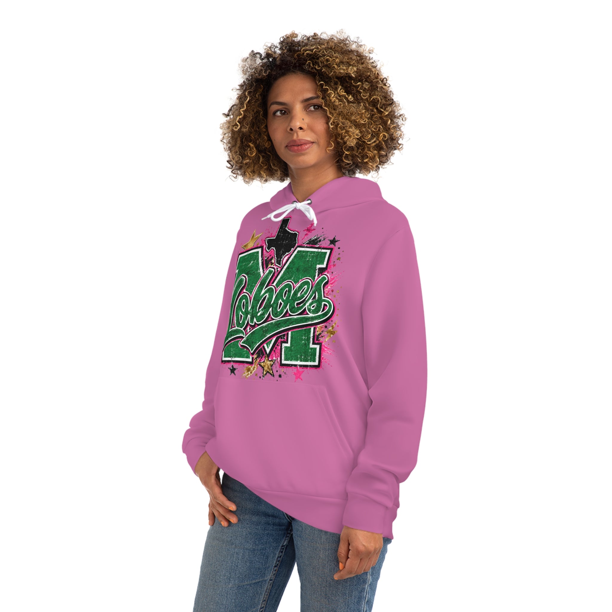 Pink Loboes Varsity Hoodie