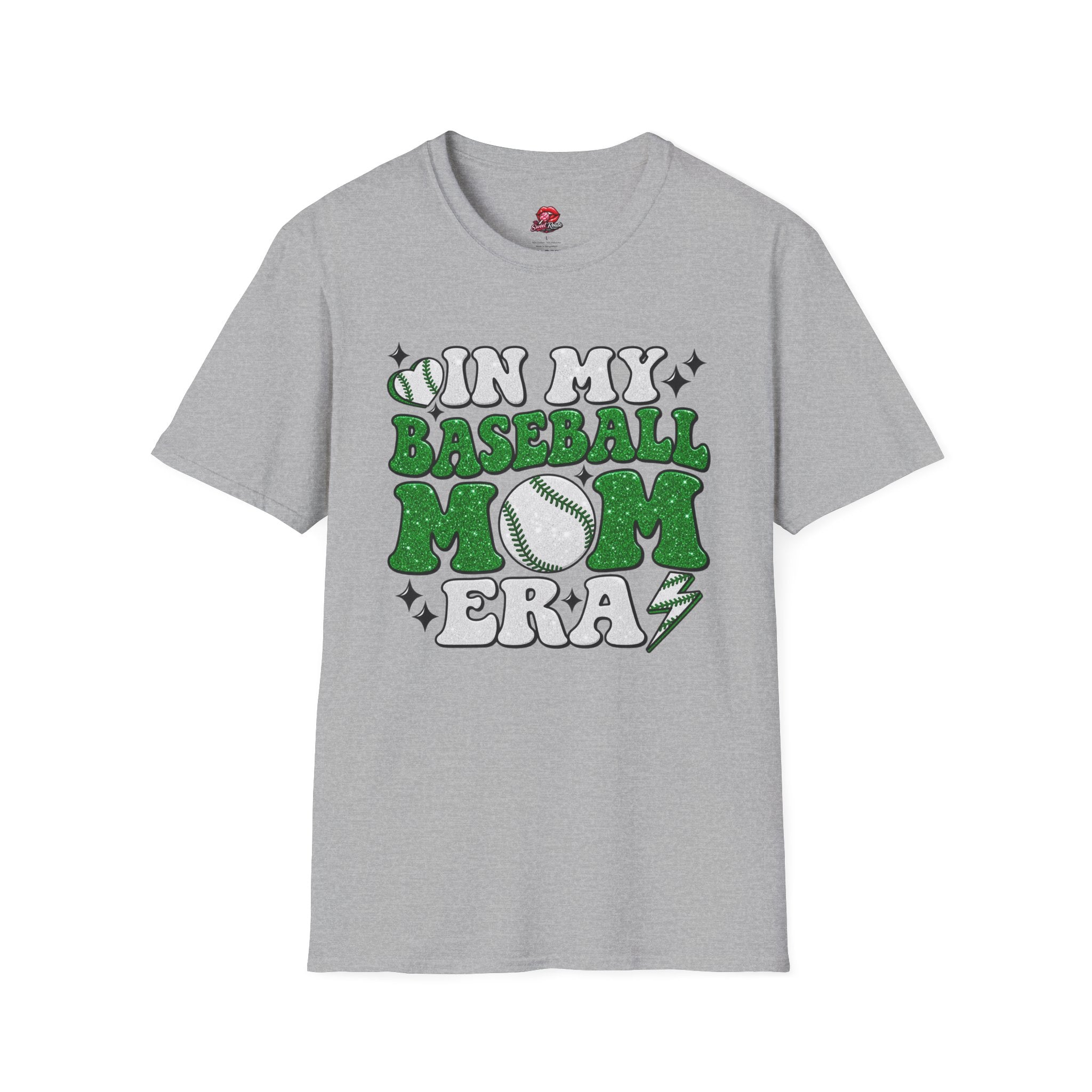 In My Baseball Mom Era Green Tee