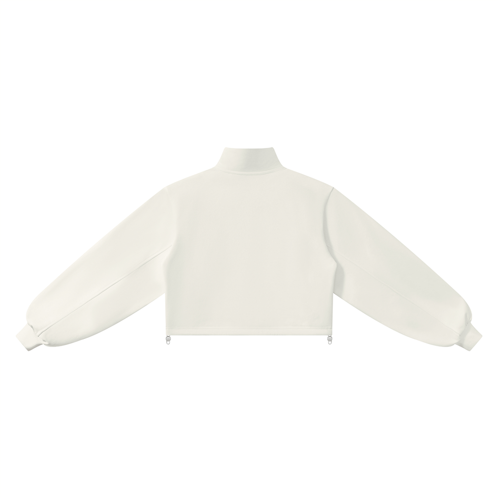 Sweet Route Women’s Mock-Neck Quarter-Zip Sweatshirt