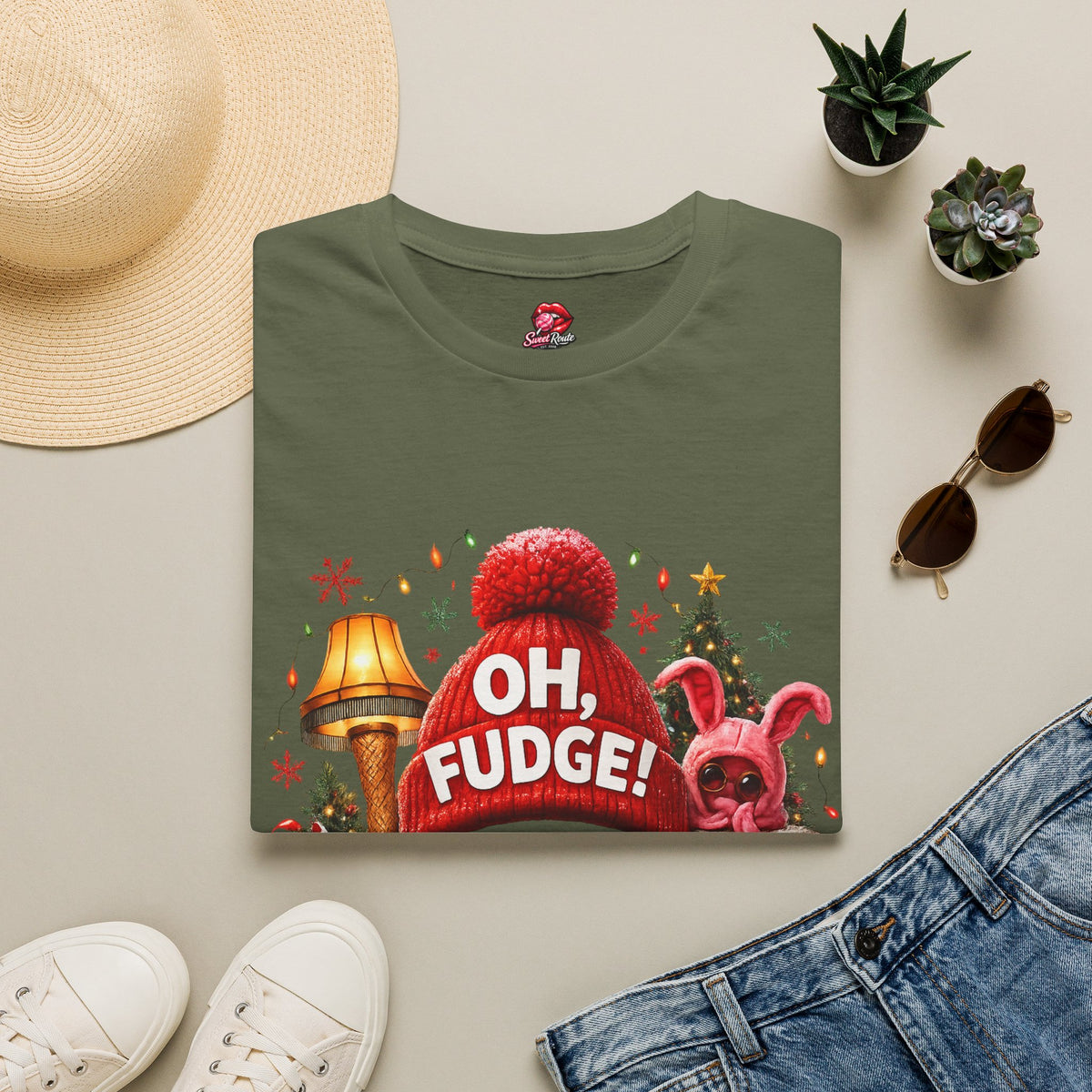 Oh, Fudge! Christmas Movie Quote T-Shirt