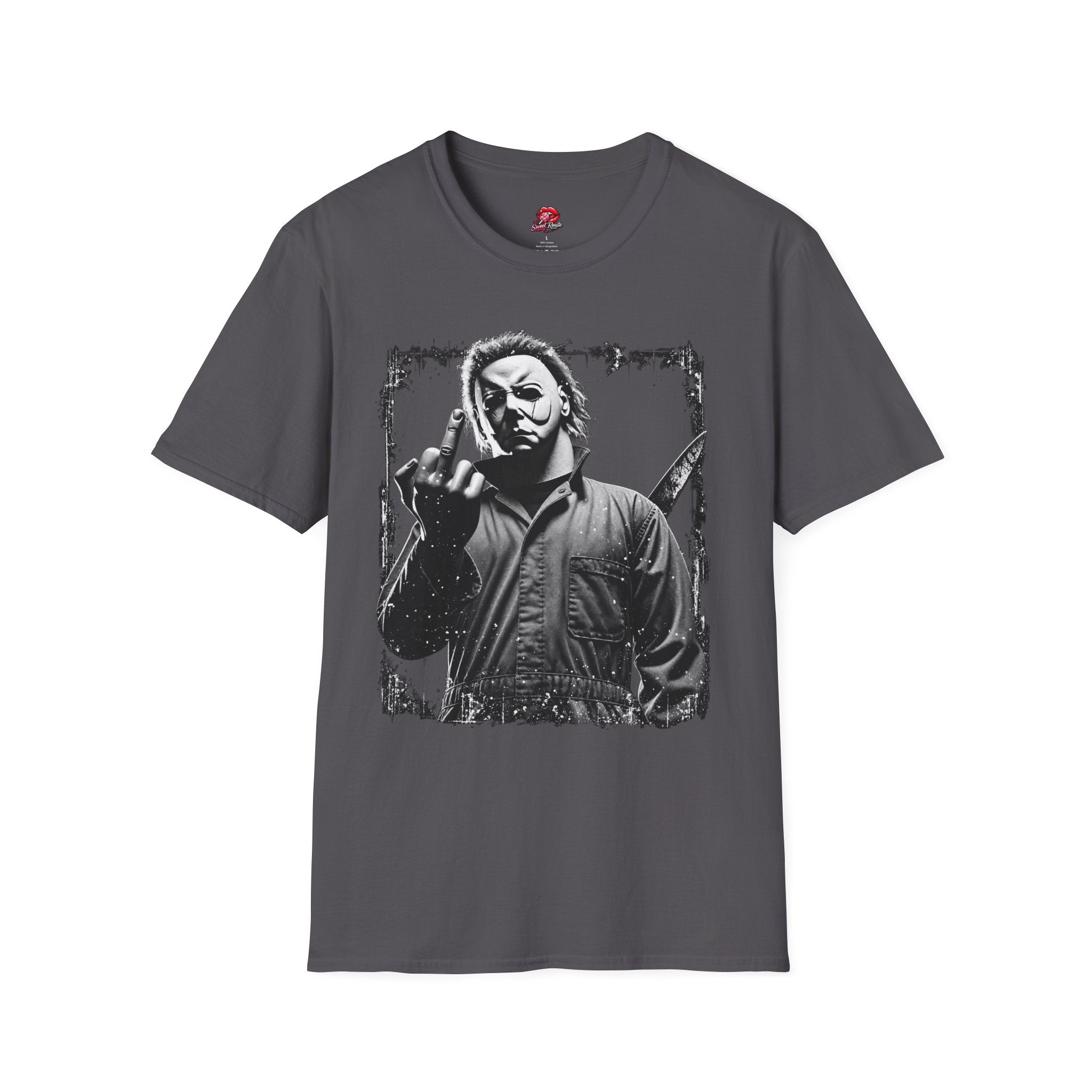 Vintage Black & White Slasher Tee