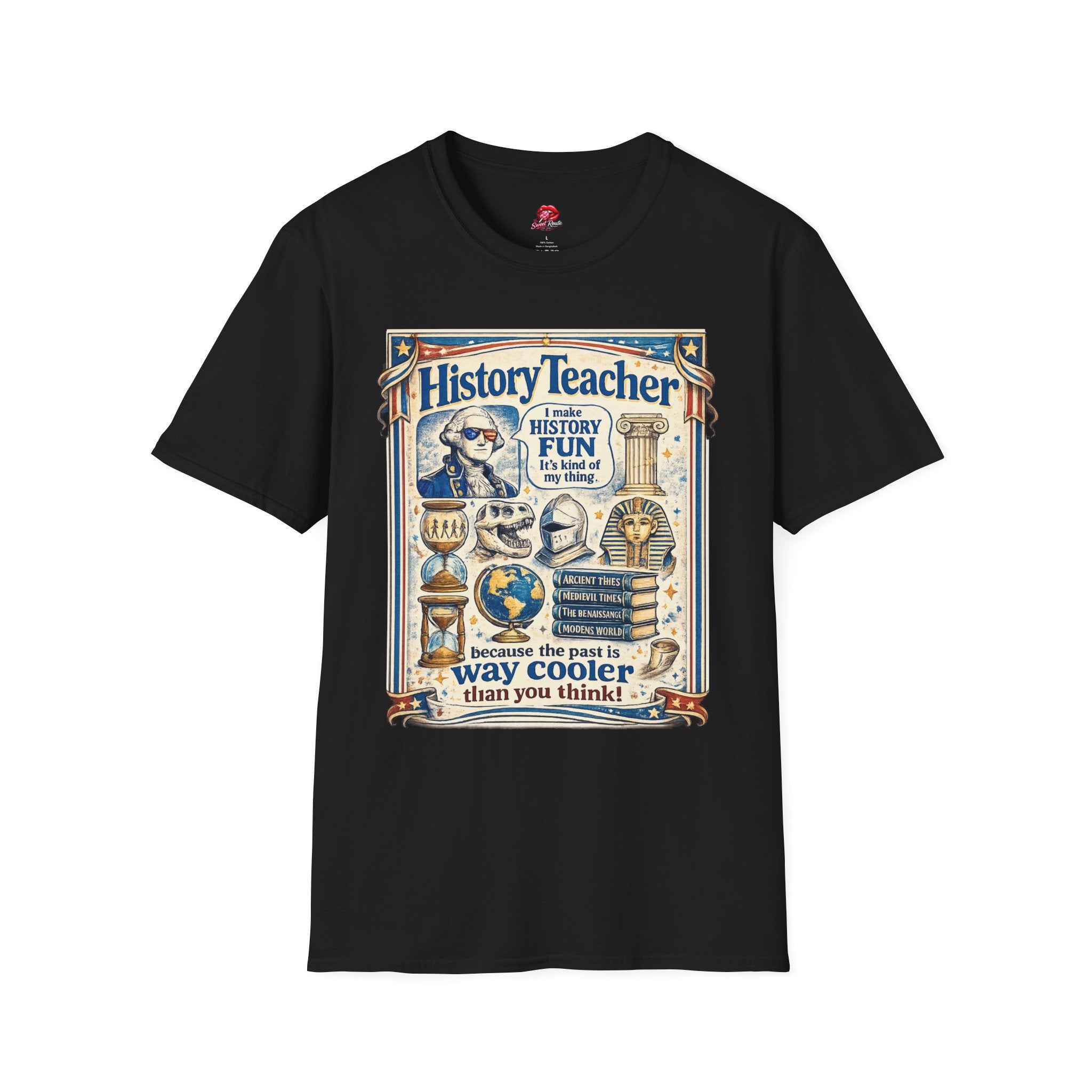 I Make History Fun History Teacher T-Shirt | Vintage History Teacher Shirt | Retro Classroom Tee | Teacher Appreciation Gift