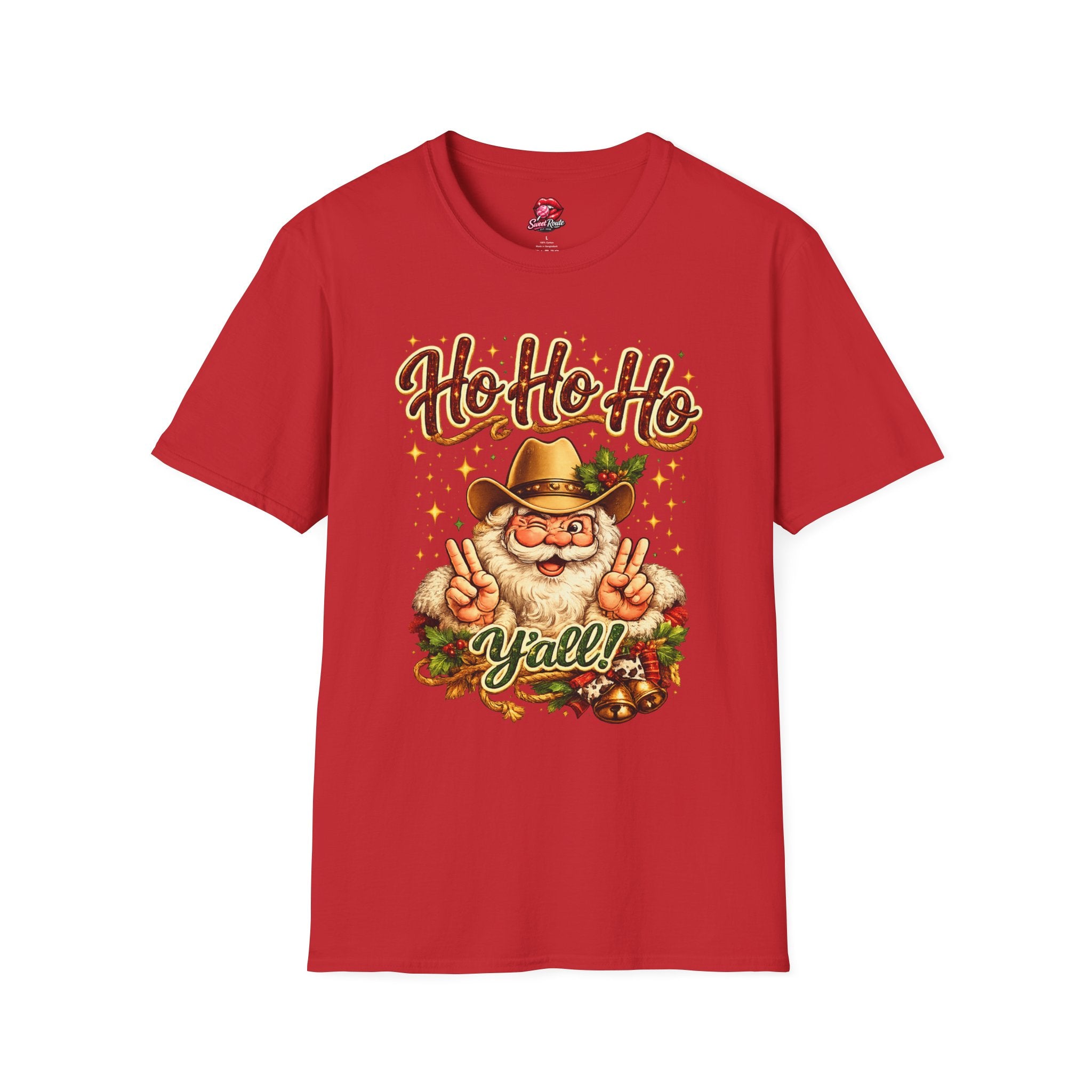 Ho Ho Ho Cowboy Santa T-Shirt