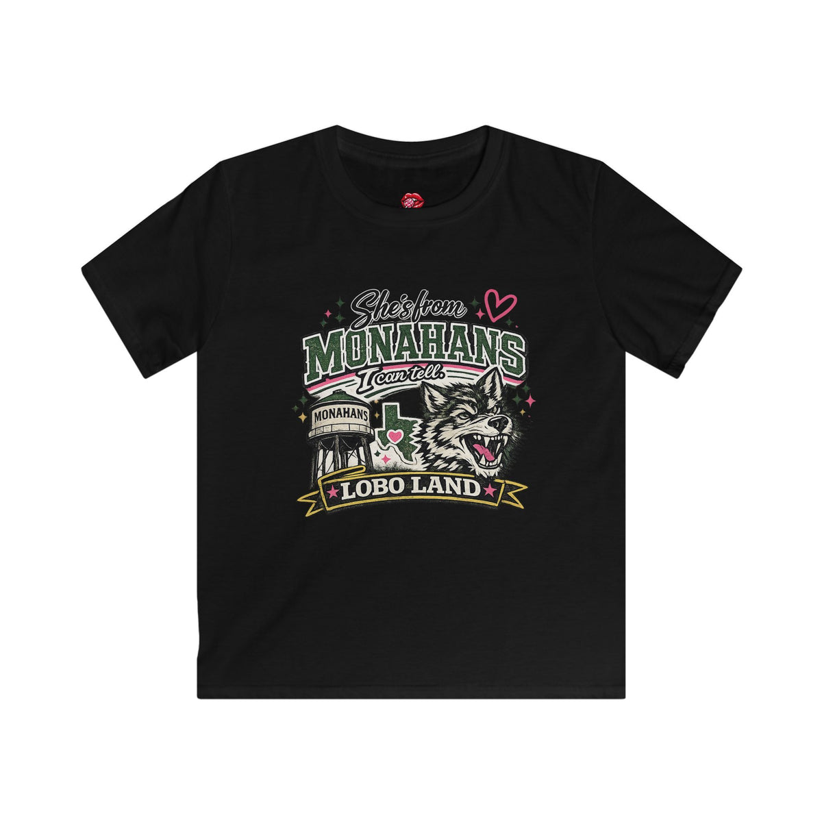 Kids Tee - Monahans Lobo Land Graphic