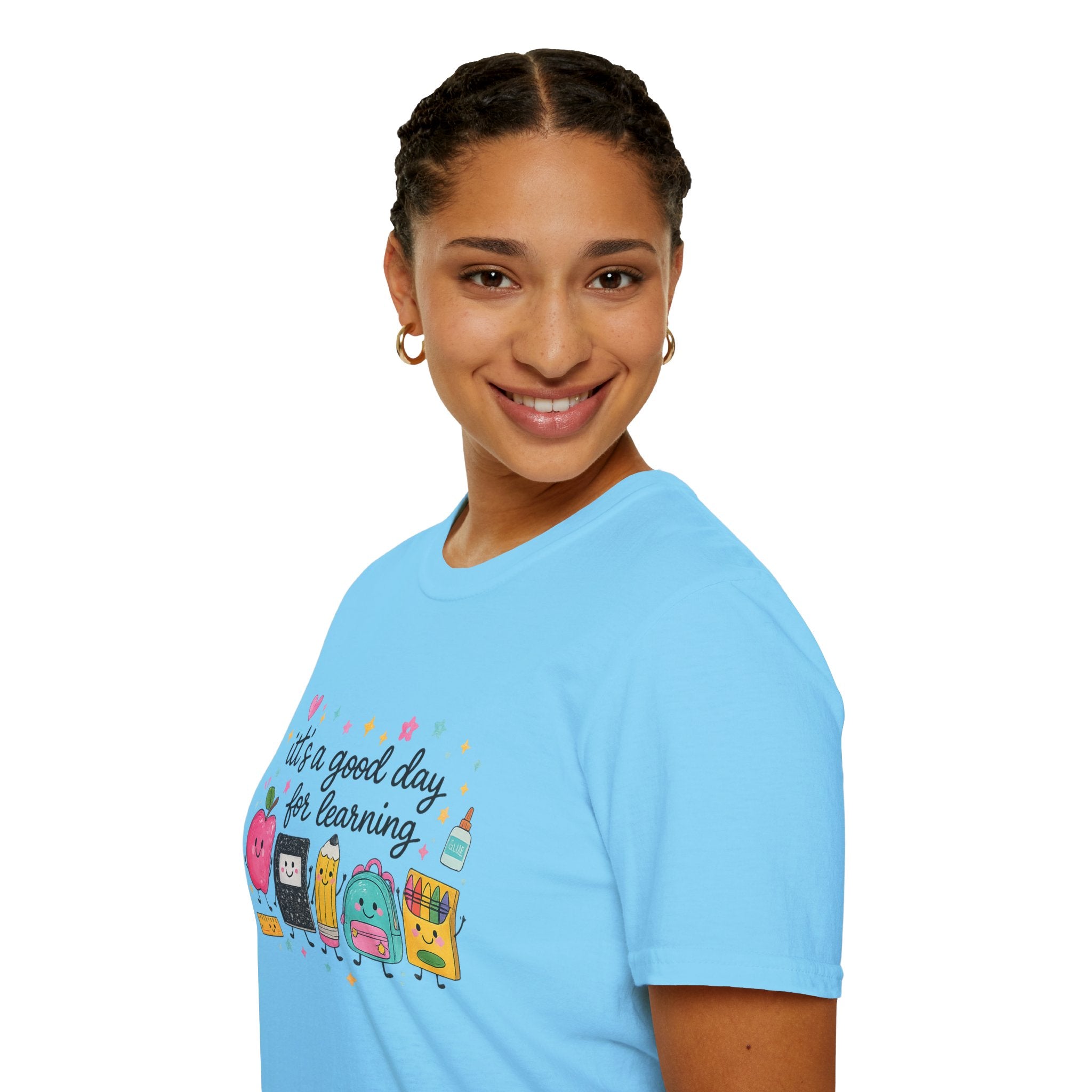 It’s a Good Day for Learning Teacher T-Shirt | Cute School Shirt | Colorful Classroom Tee | Back to School Gift for Teachers
