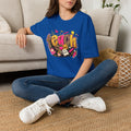 Teach Graphic Teacher T-Shirt | Colorful Retro Teacher Shirt | Cute Back to School Tee | Teacher Appreciation Gift
