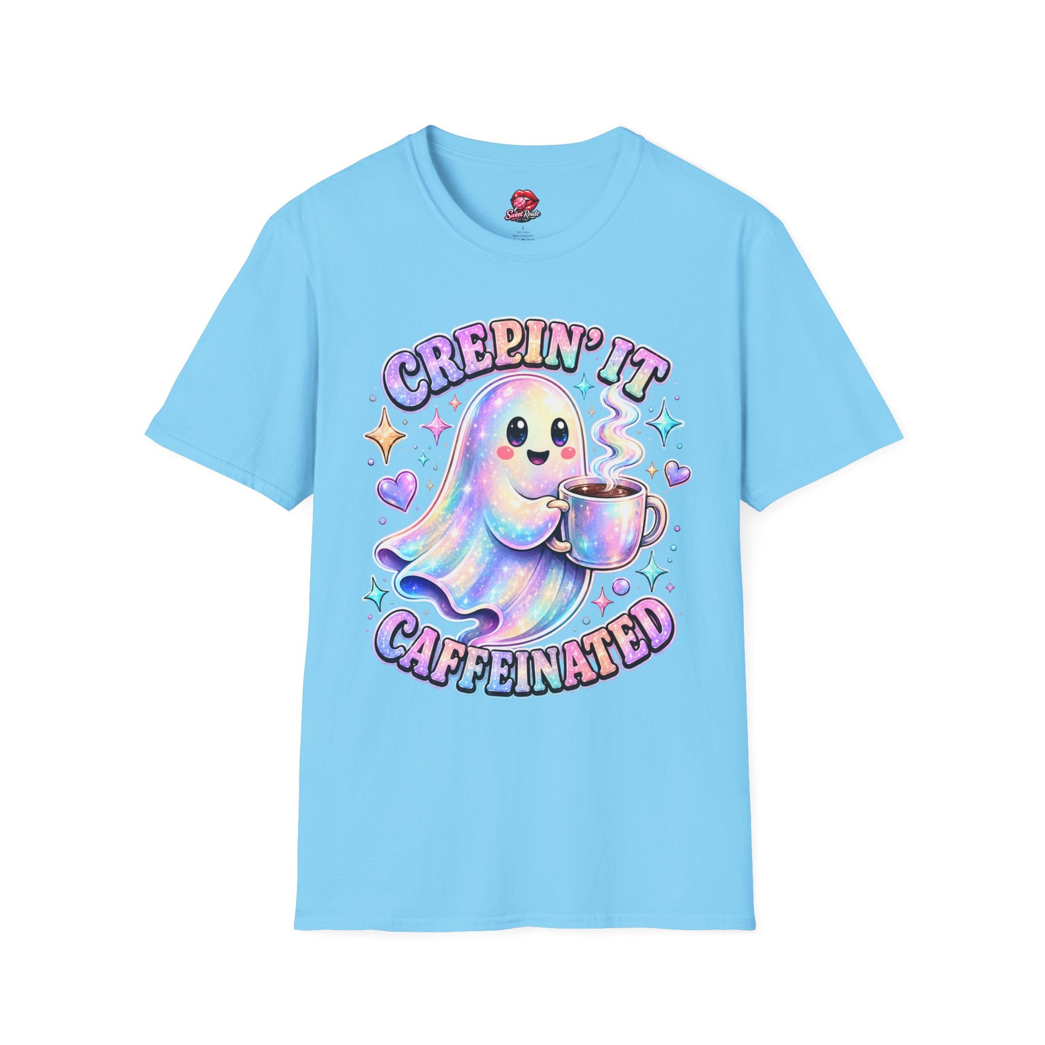 Creepin' It ghost sipping coffee T-Shirt