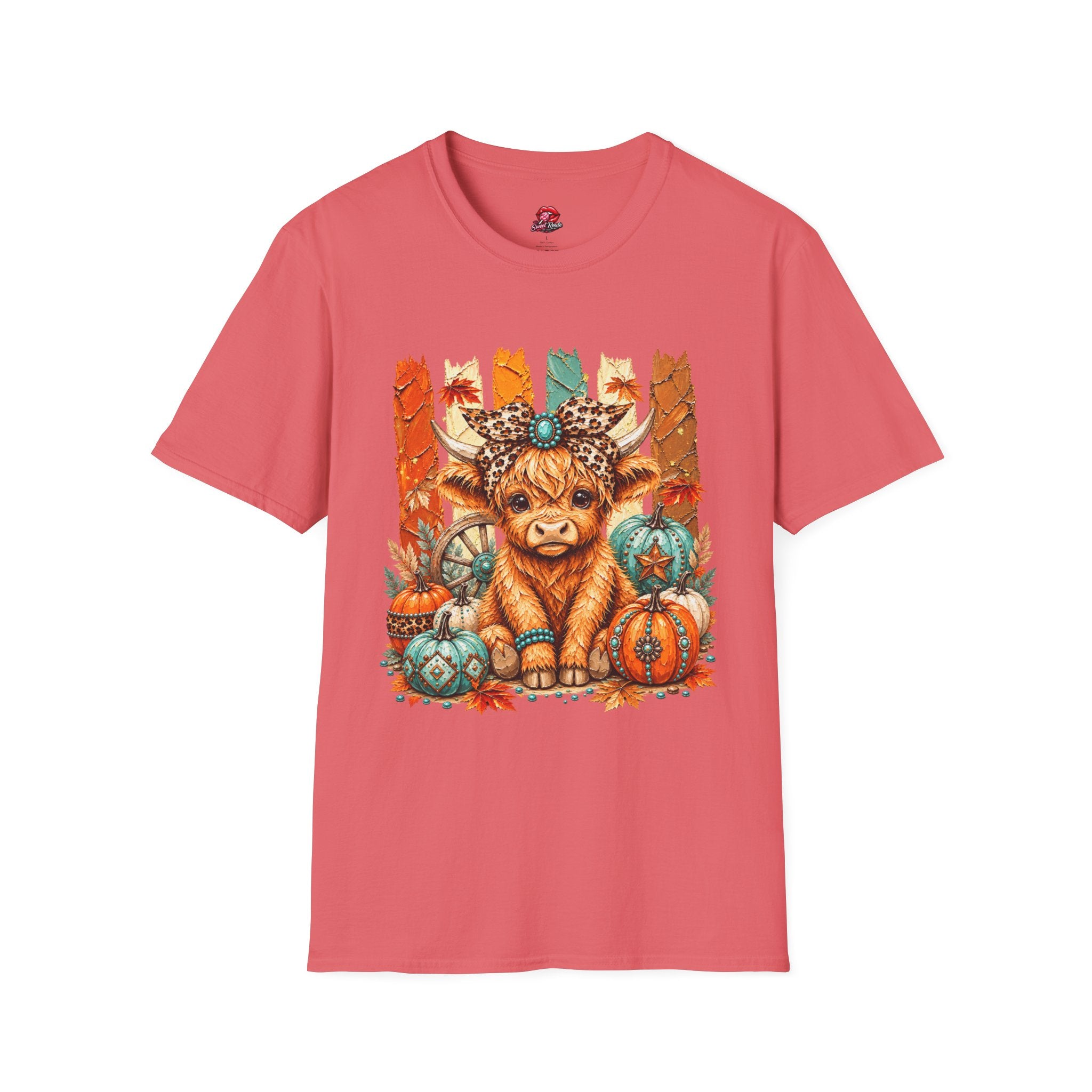 Autumn Highland Cow T-Shirt
