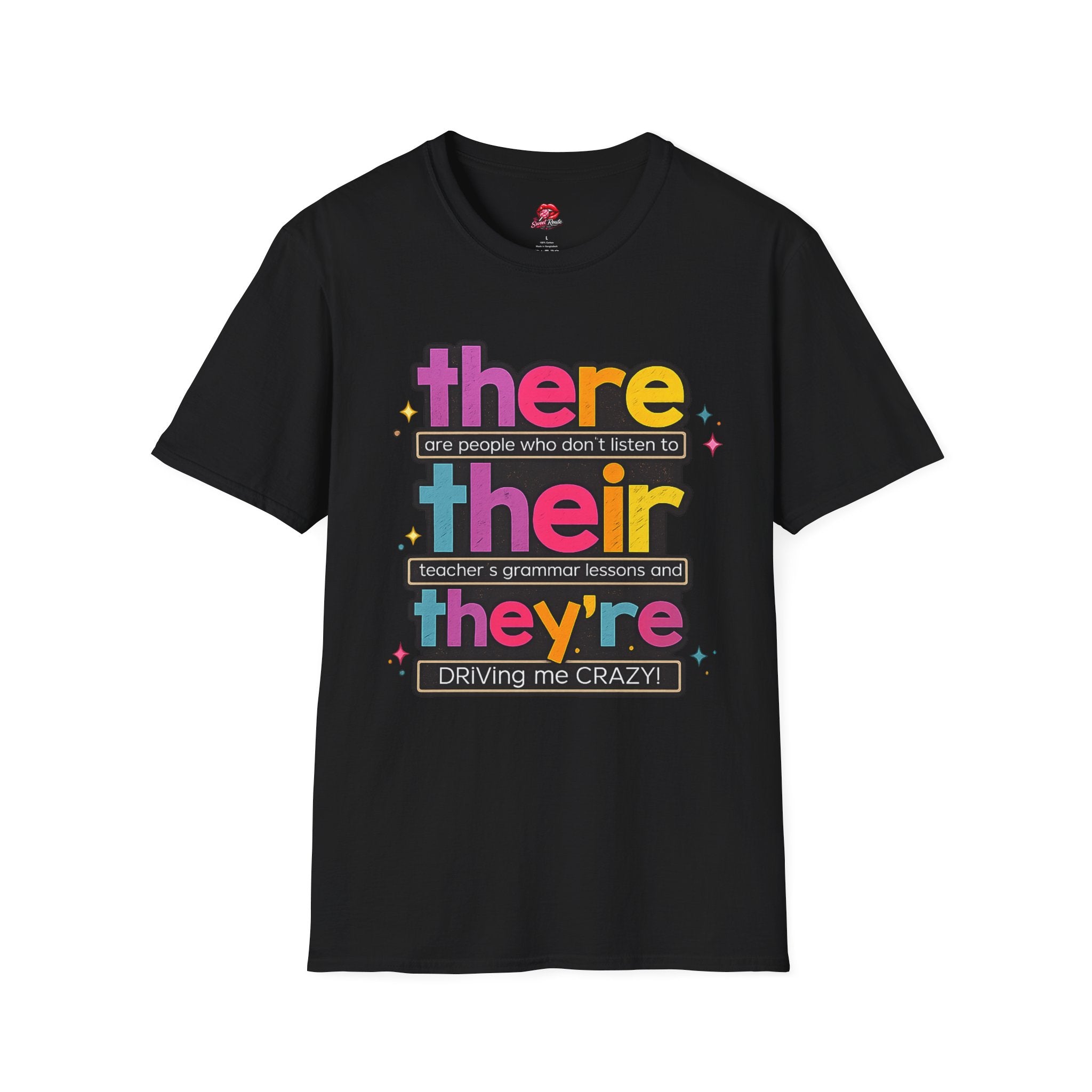 There Their They’re Teacher Shirt | Funny Grammar T-Shirt | English Teacher Tee | Retro Typography Back to School Gift
