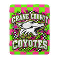 Crane County Coyotes Sherpa Fleece Blanket