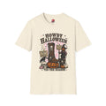 Howdy Halloween Cowboy Skeleton Graphic T-Shirt