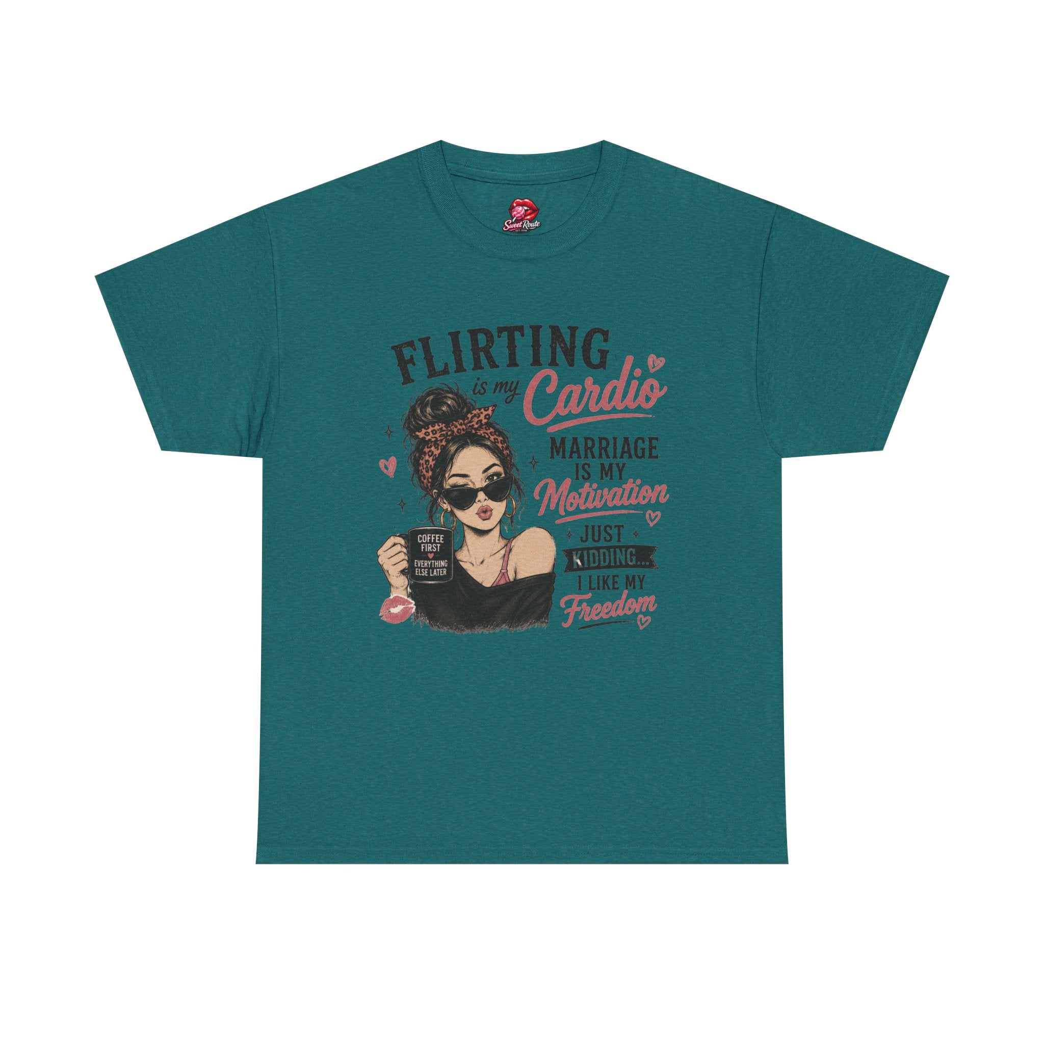 Flirting Is My Cardio tee
