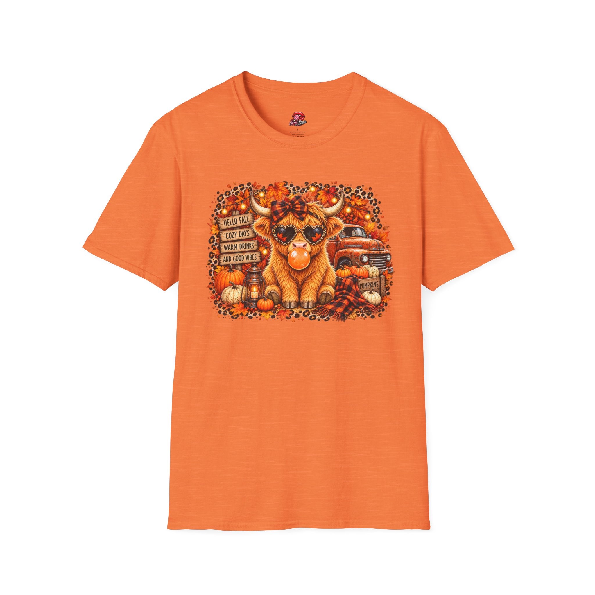 Hello Fall, Cozy Days, Warm Drinks Autumn Tee