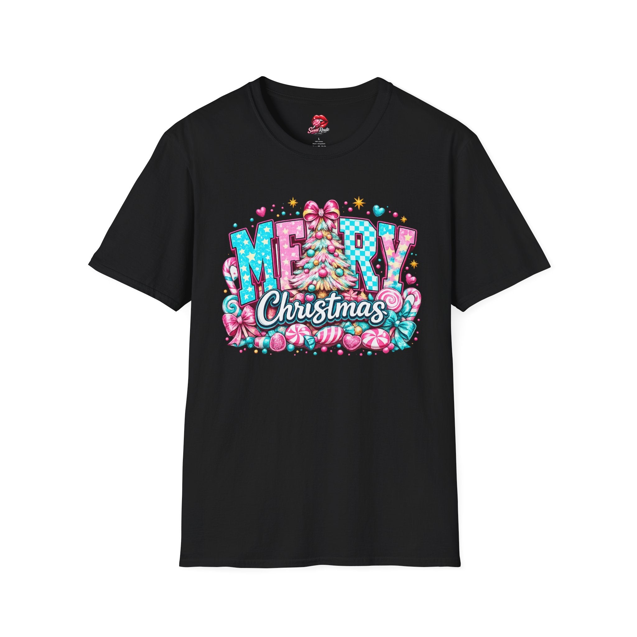 Merry Christmas candy tree T-Shirt