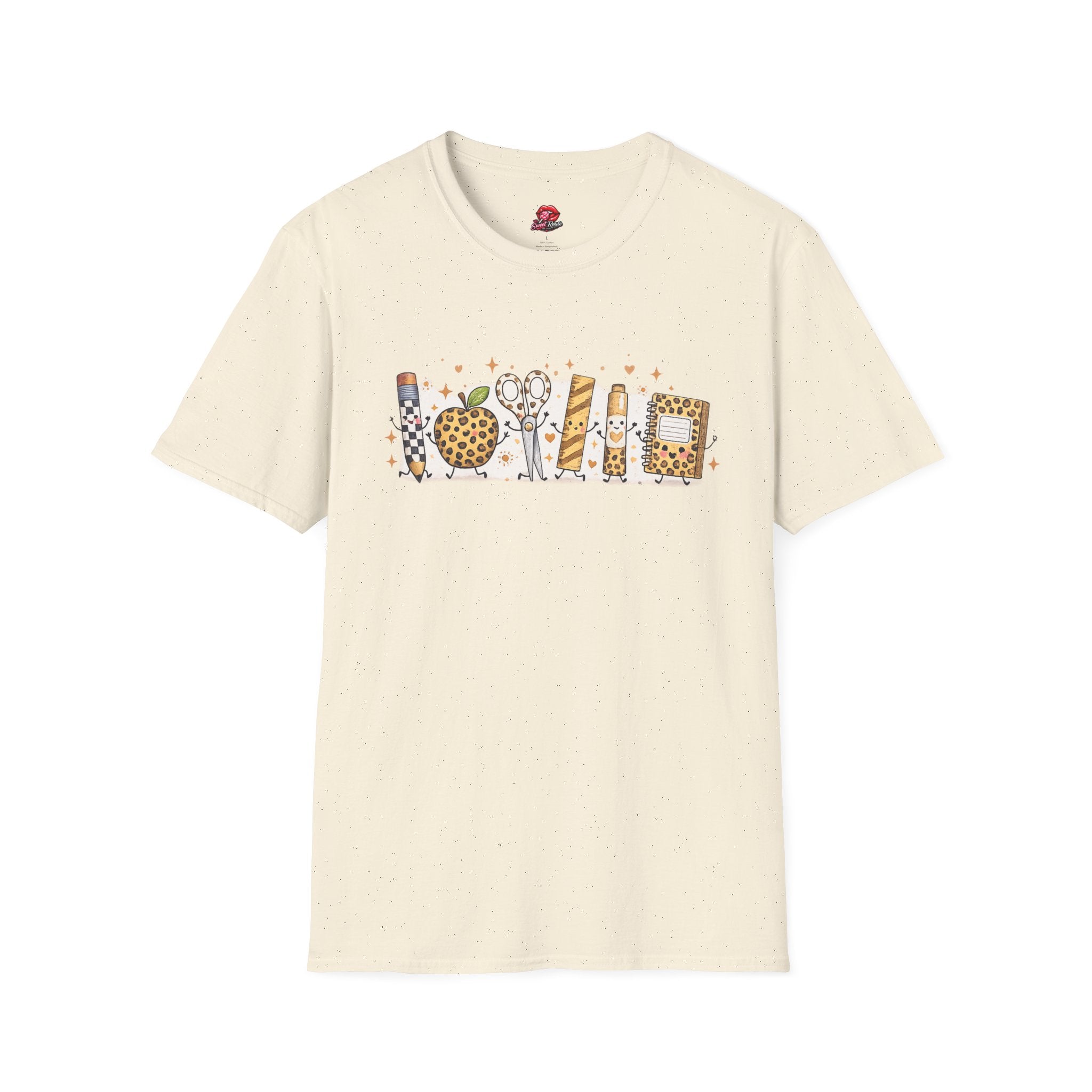 Leopard Print Teacher Supplies T-Shirt