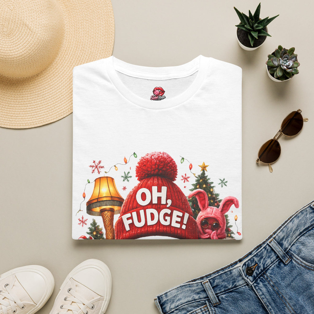 Oh, Fudge! Christmas Movie Quote T-Shirt
