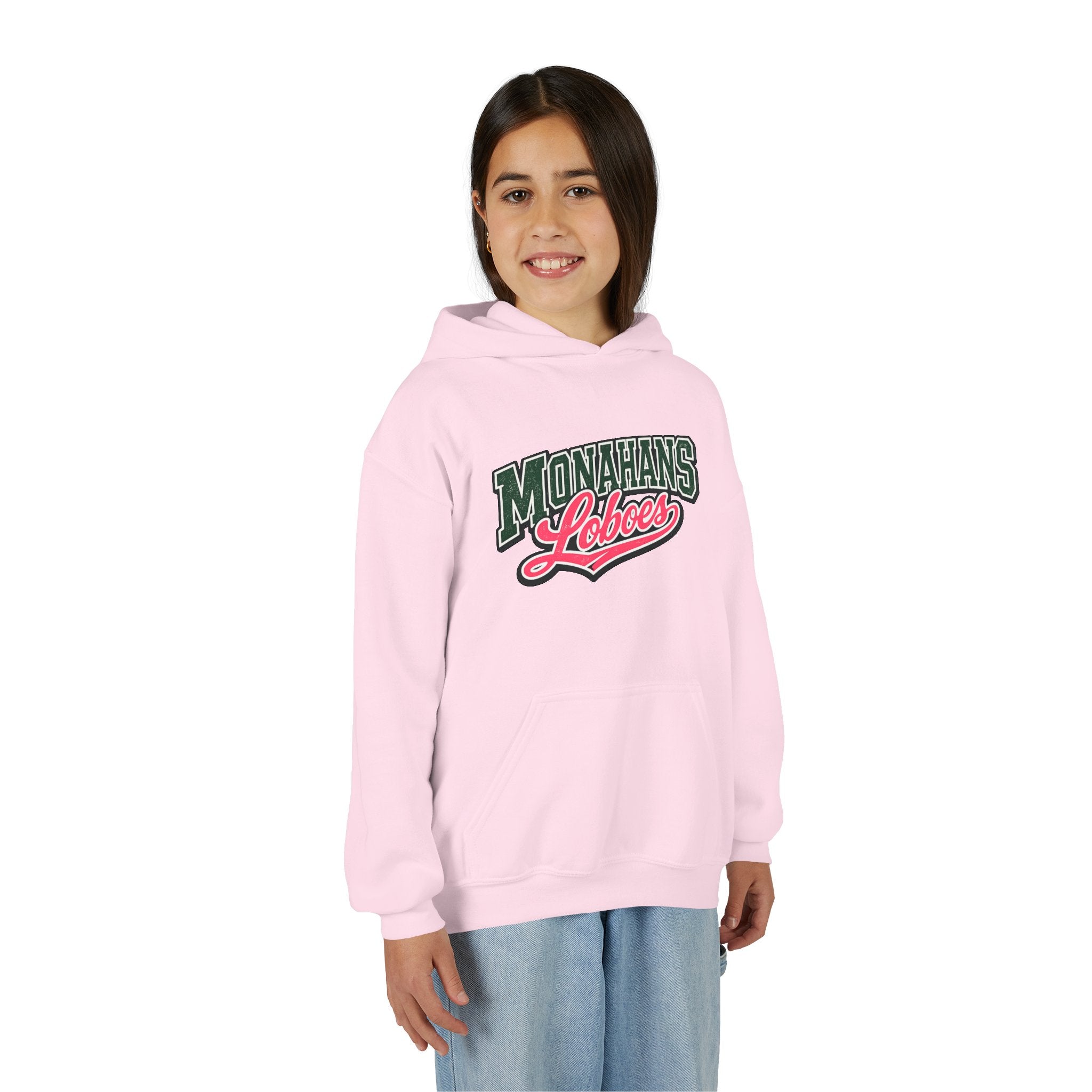 Monahans Loboes Youth Hoodie – Vintage School Spirit Pullover