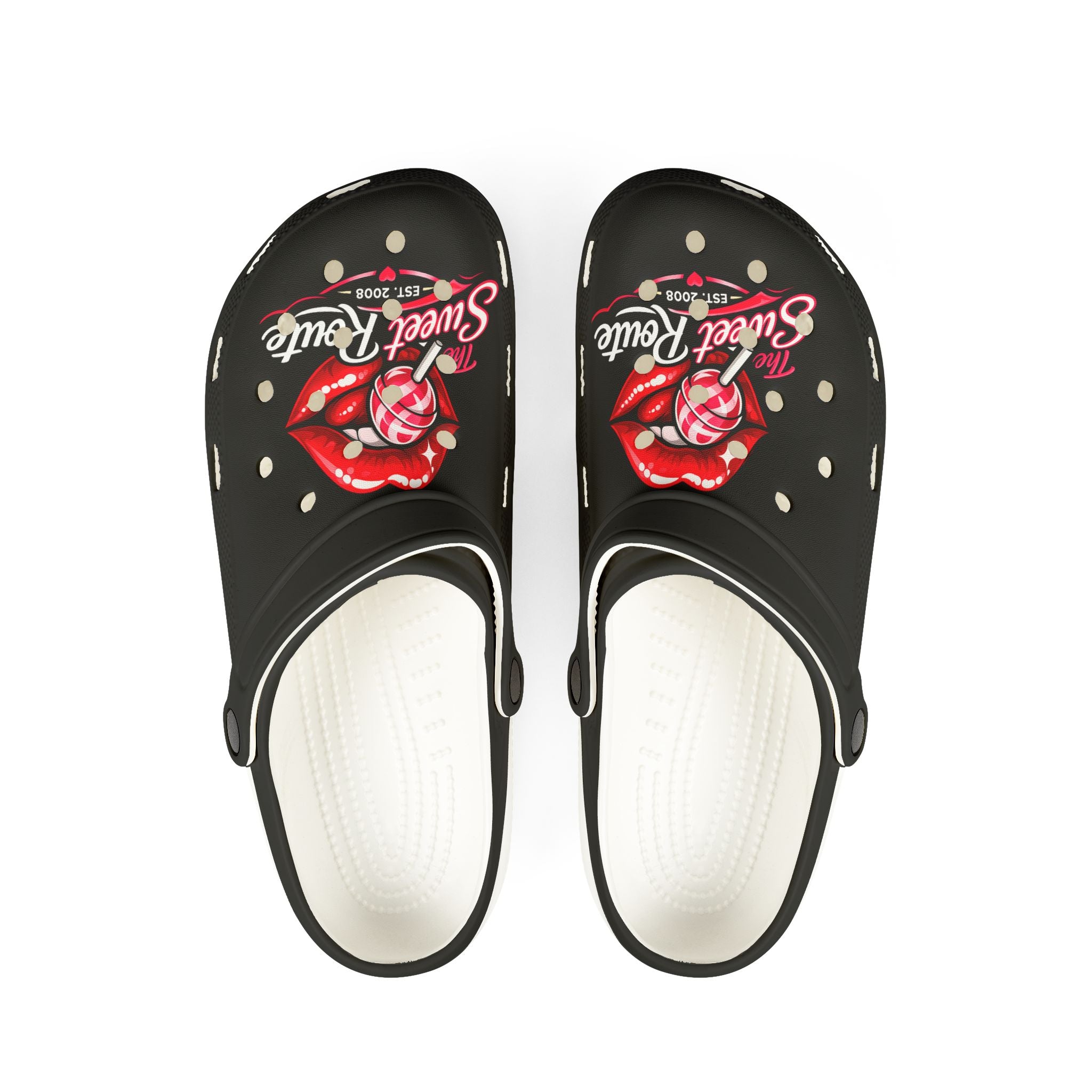 Sweet Route Logo Clogs