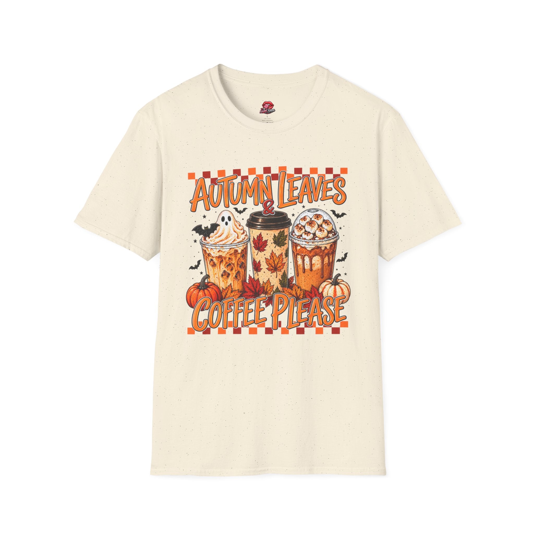 Autumn Leaves Coffee Please T-Shirt