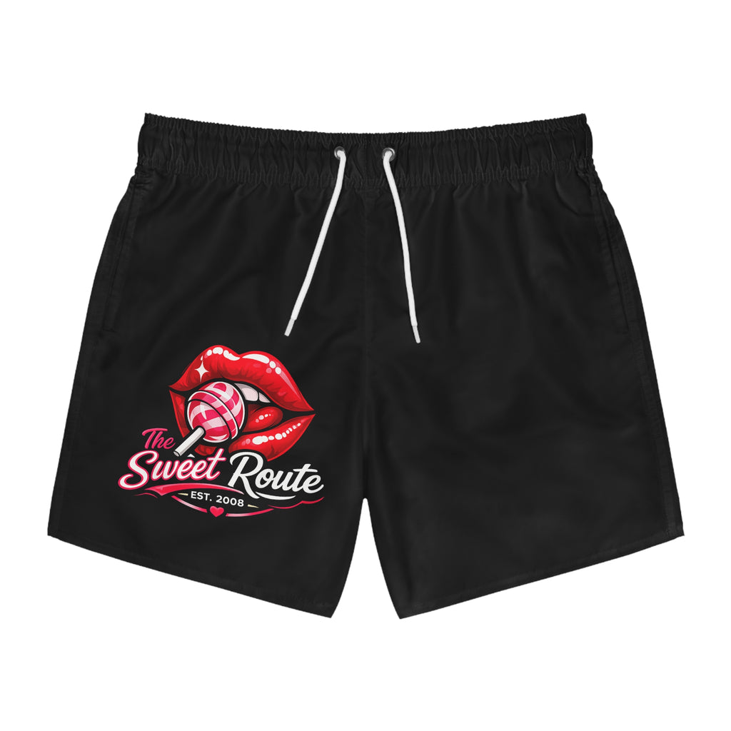 Sweet Route Logo Swim Trunks