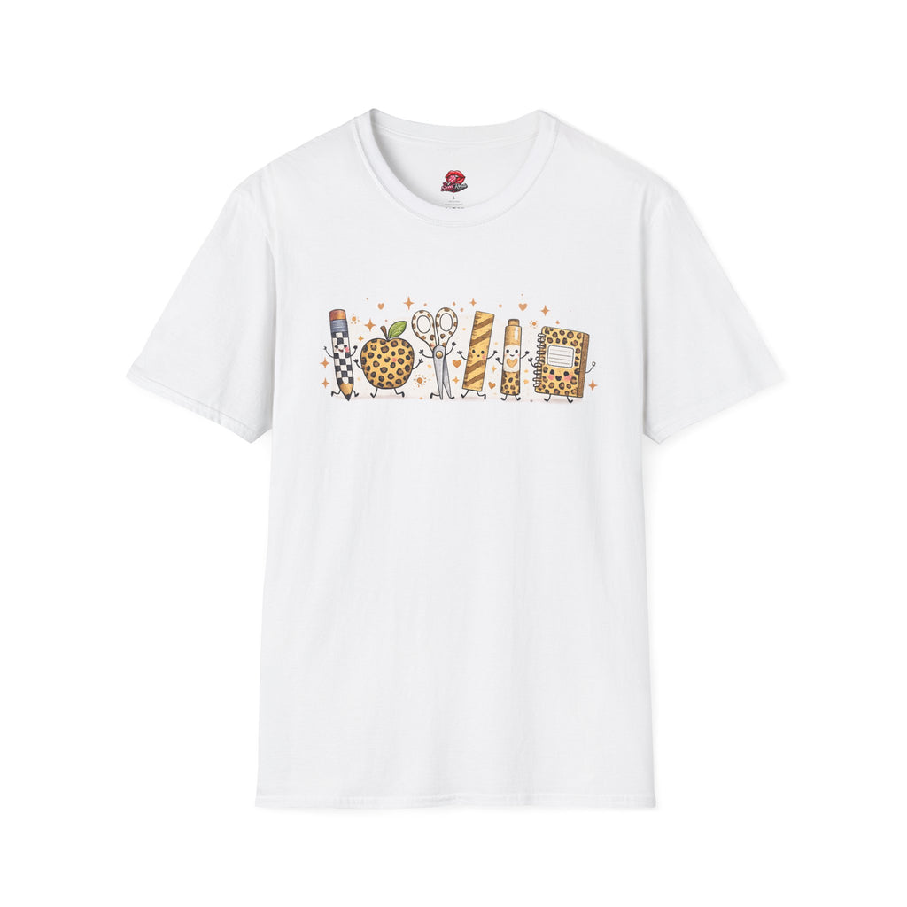 Leopard Print Teacher Supplies T-Shirt