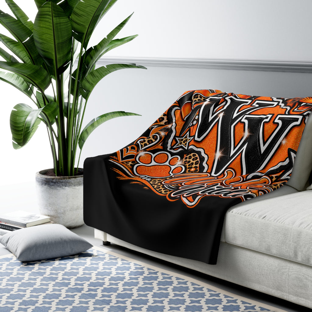 Wink Wildcats Sherpa Blanket
