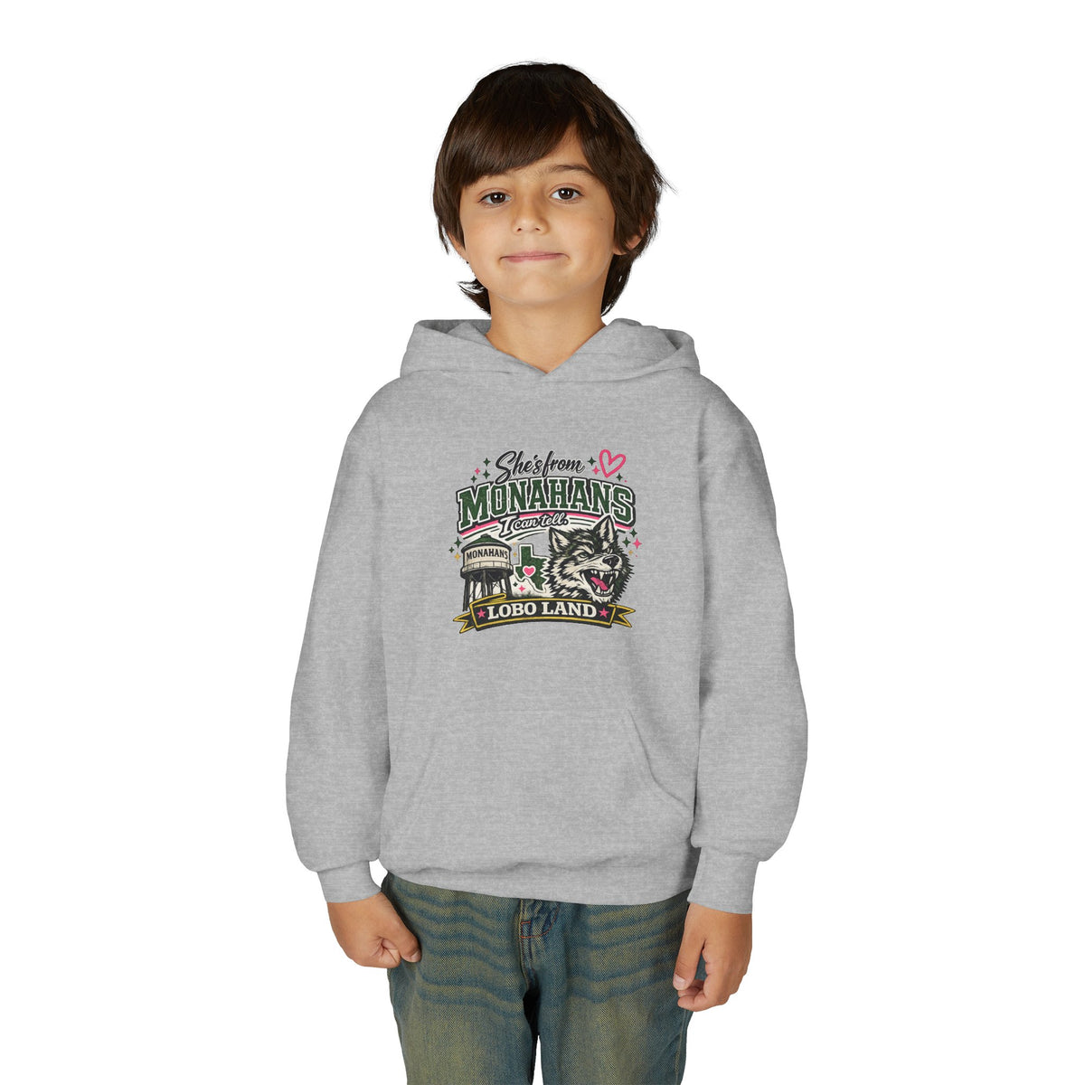 Monahan's Lobo Land Vintage Worn Youth Sweatshirt