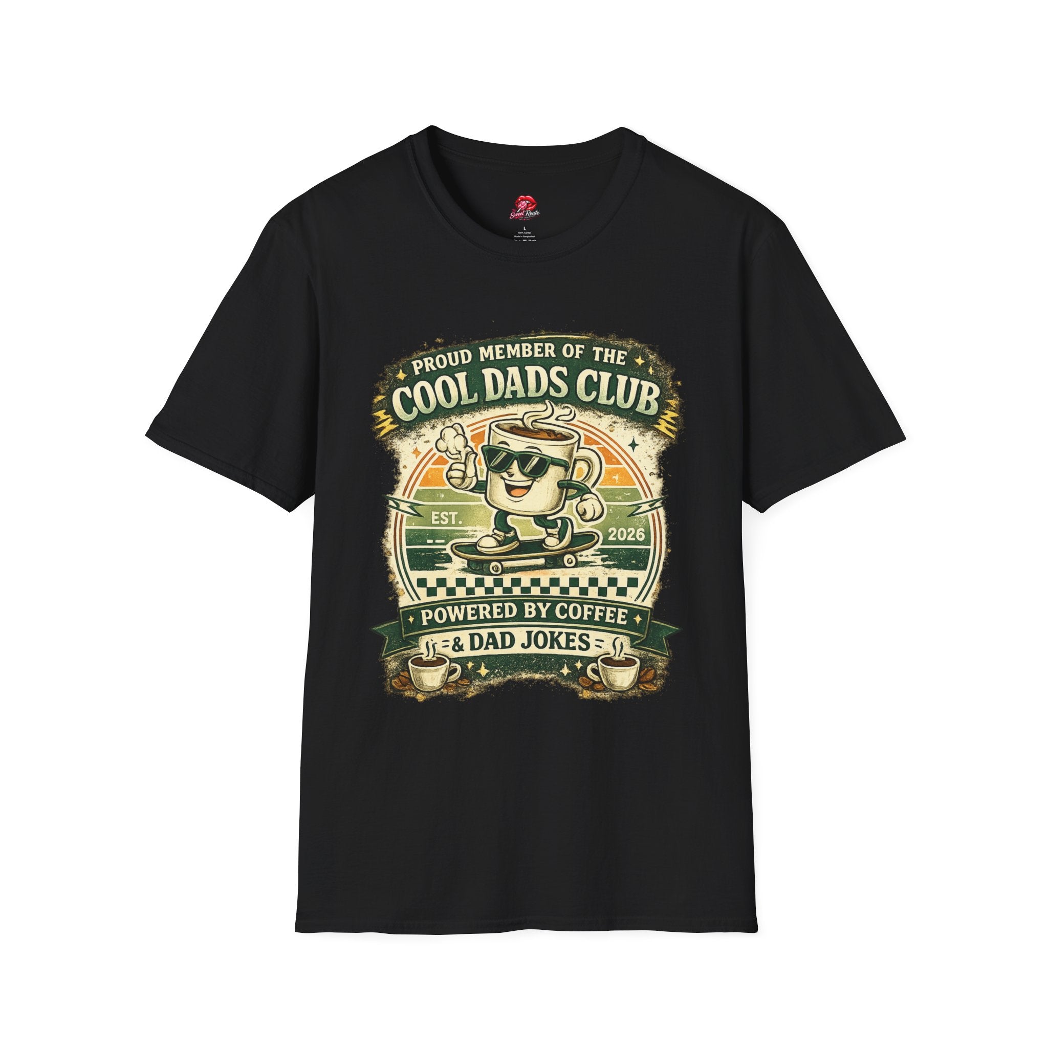 Cool Dads Club Coffee T-Shirt