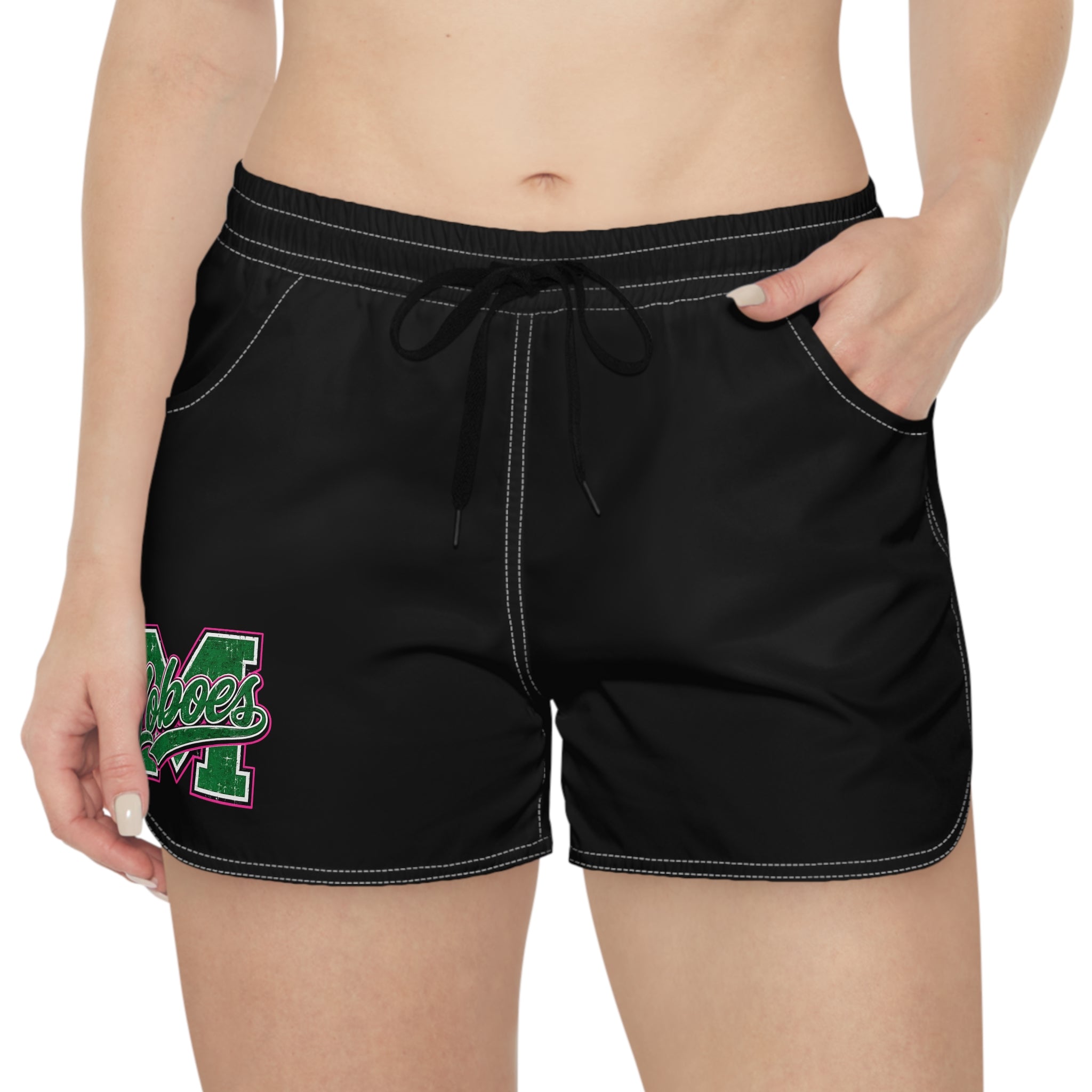 Women's pink Loboes  Casual Shorts