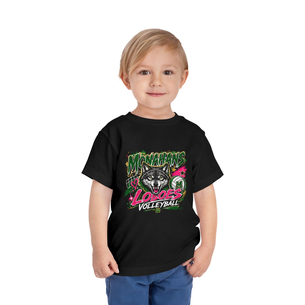 Monahans Loves Volleyball Toddler Tee