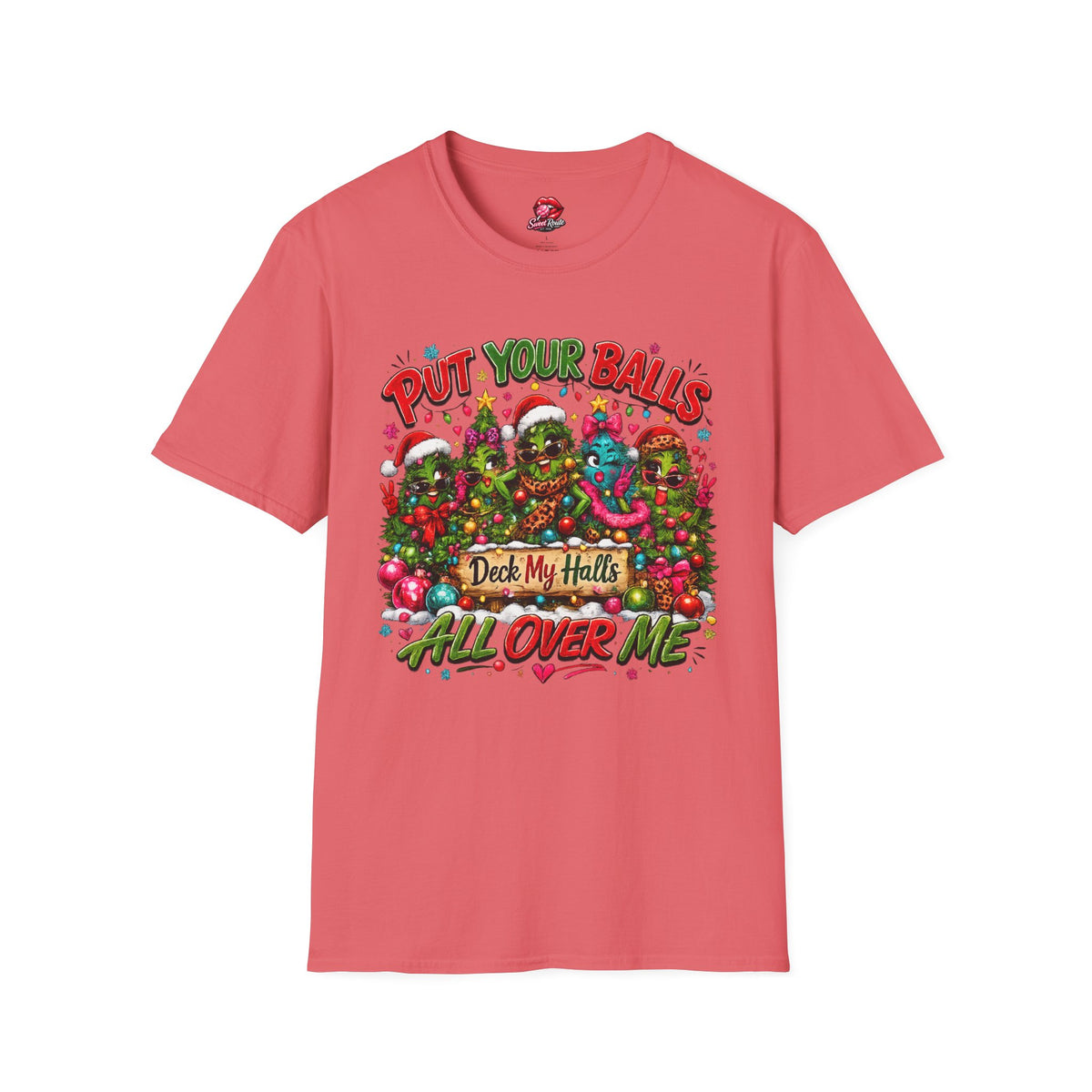 Put Your Balls Christmas Tree T-Shirt