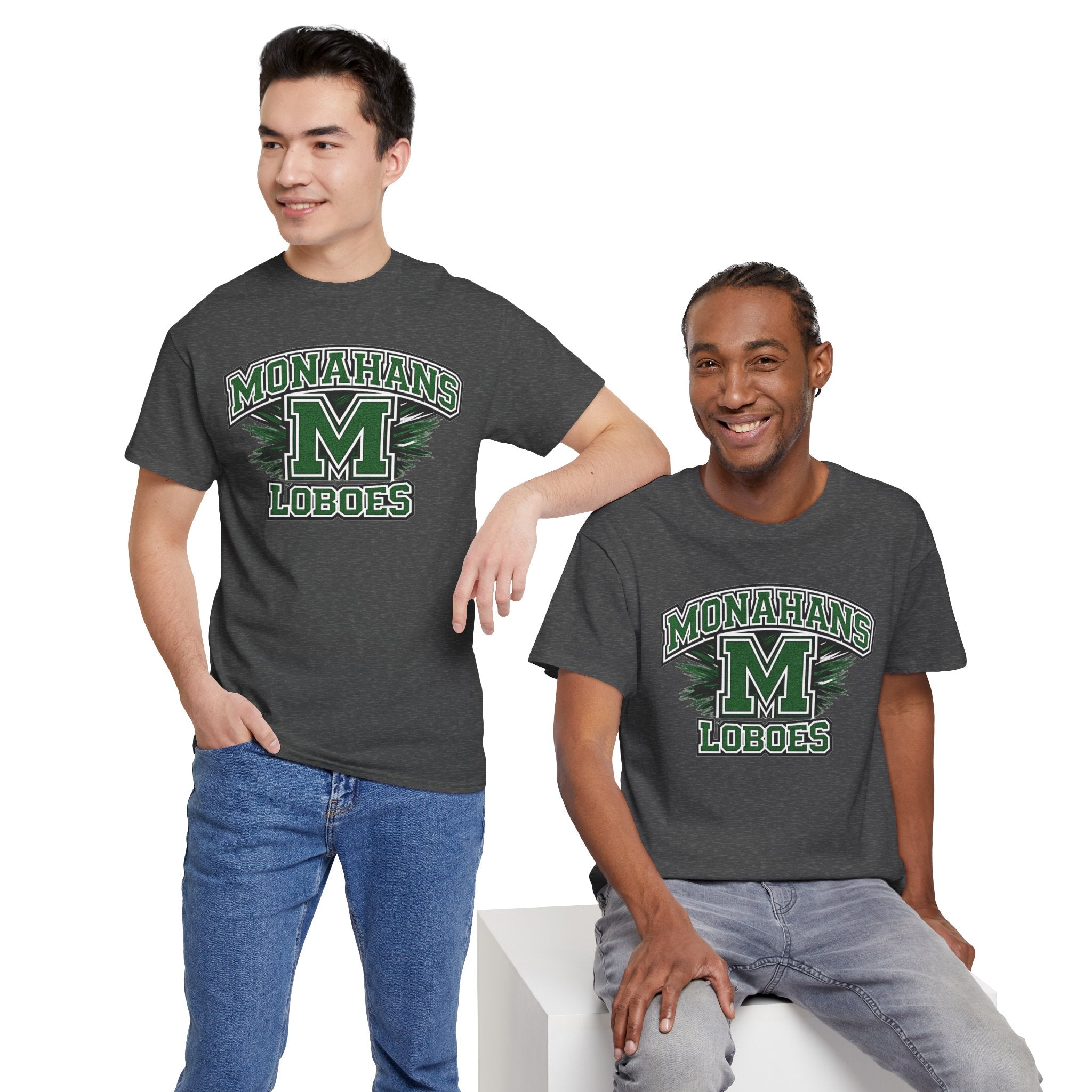 Monahans Loboes M Logo T-Shirt - School Spirit Tee