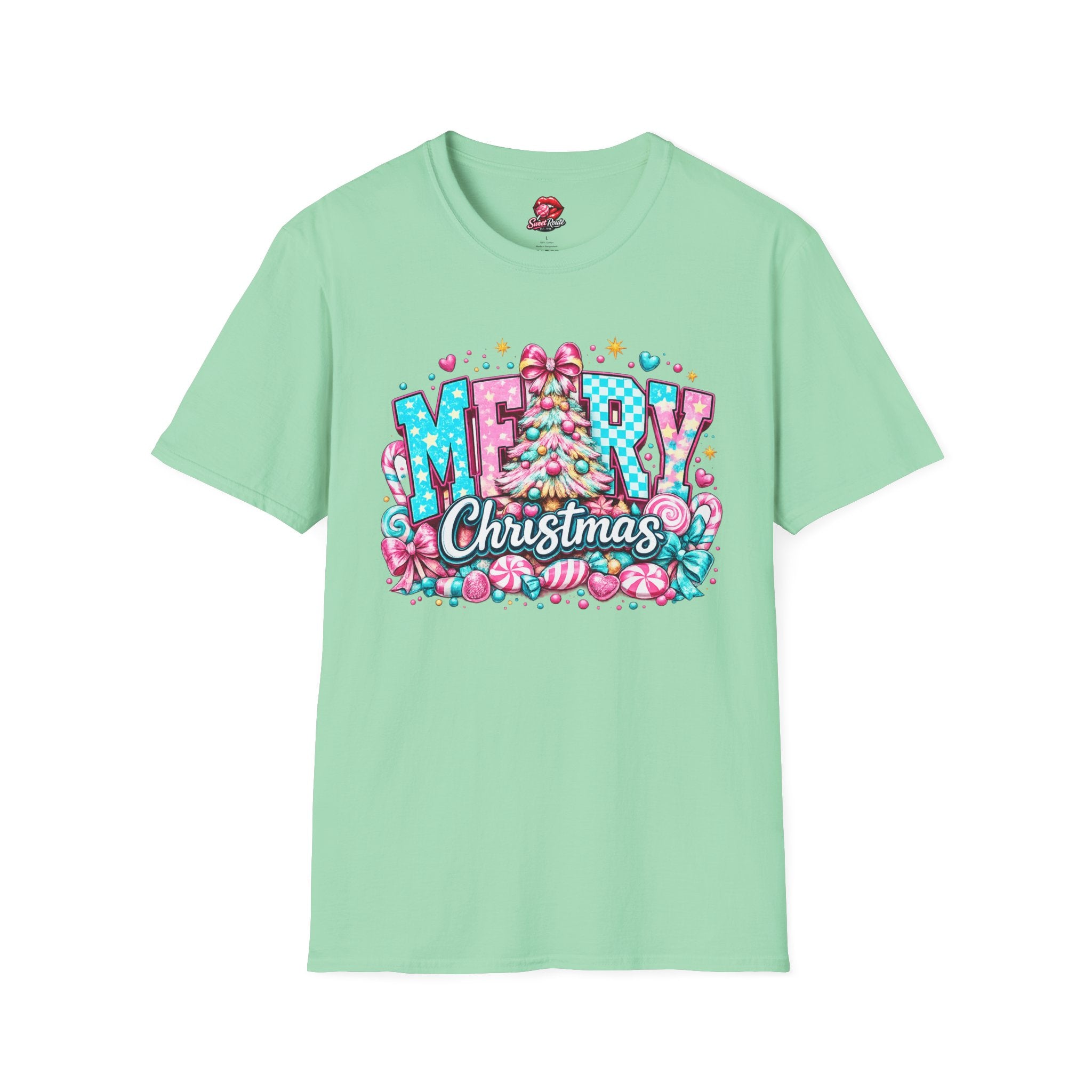 Merry Christmas candy tree T-Shirt