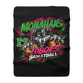 Monahans Loboes Basketball Sherpa Blanket — Cozy Team Fleece Throw