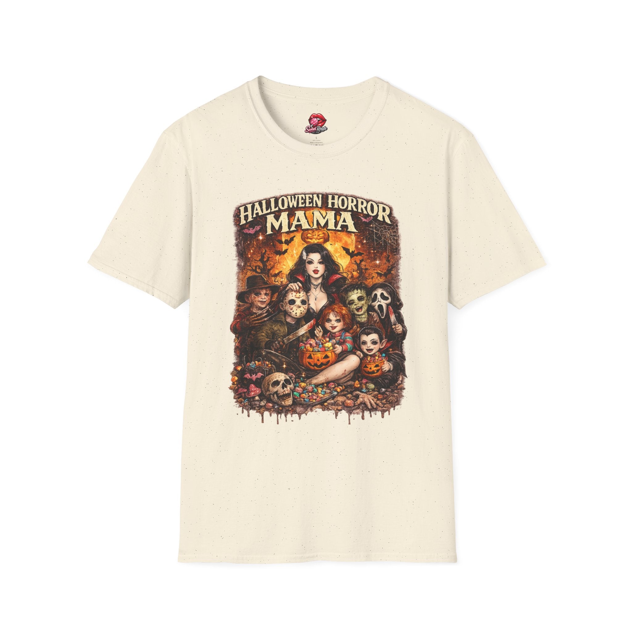 Halloween Horror Mama Graphic T-Shirt
