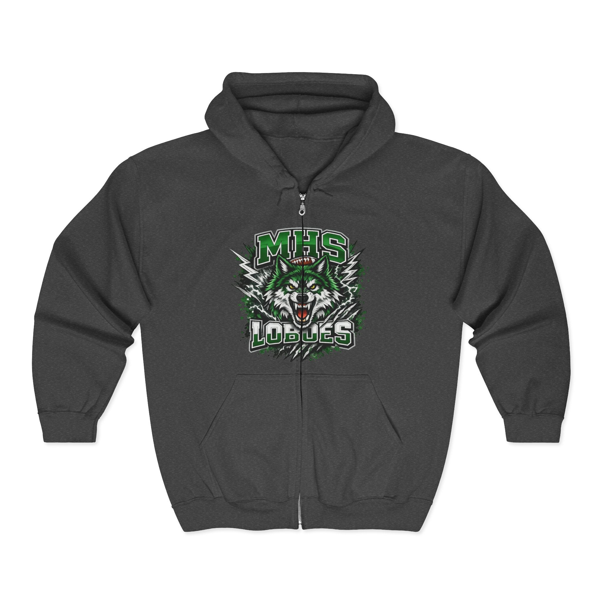 MHS Loboes Full-Zip Hoodie