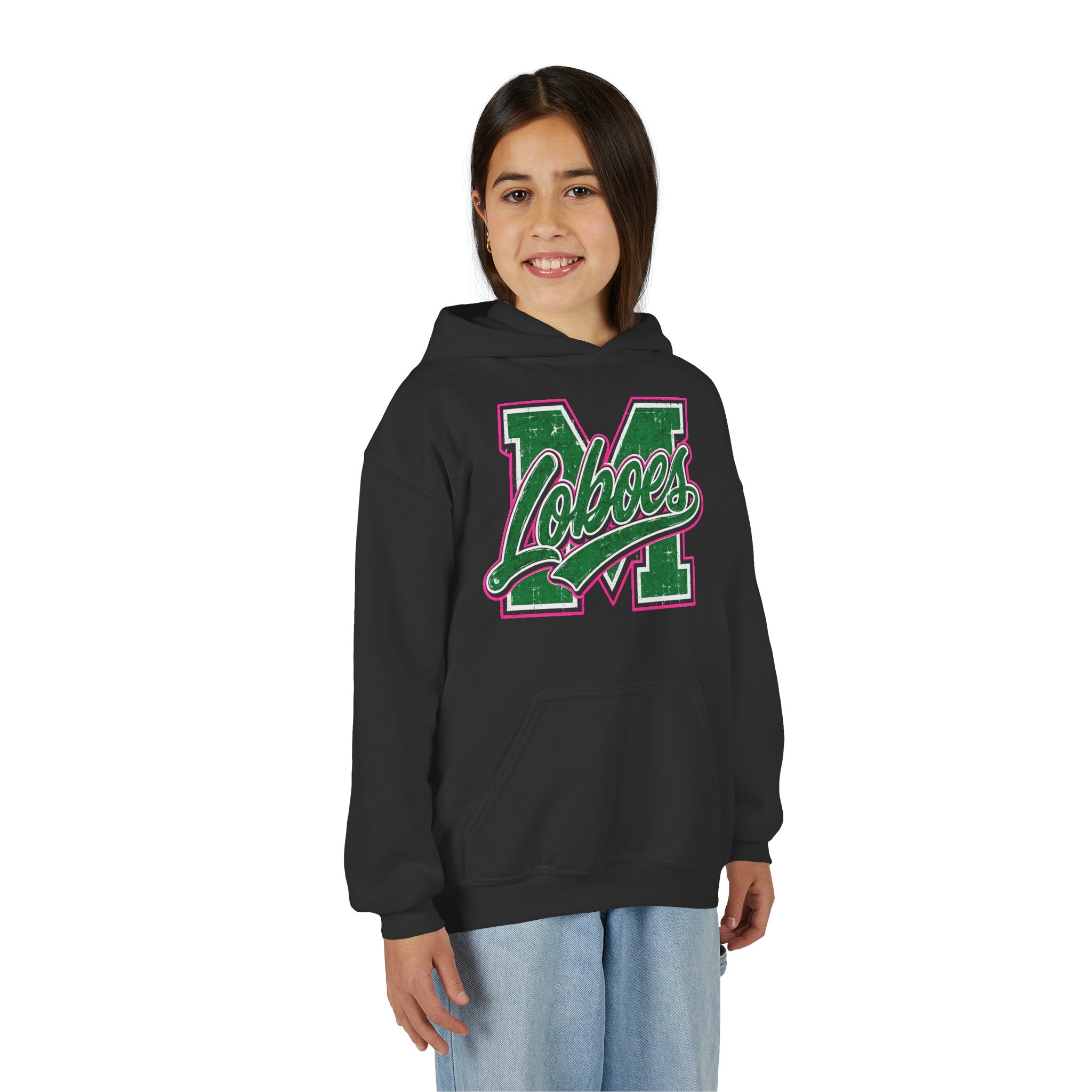 Youth Loboes M Logo Hoodie