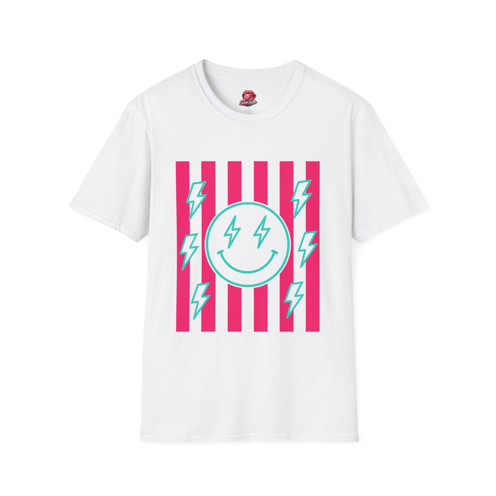 Lightning Smile Stripe T-Shirt