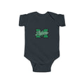Green 'M' Monogram Onesie