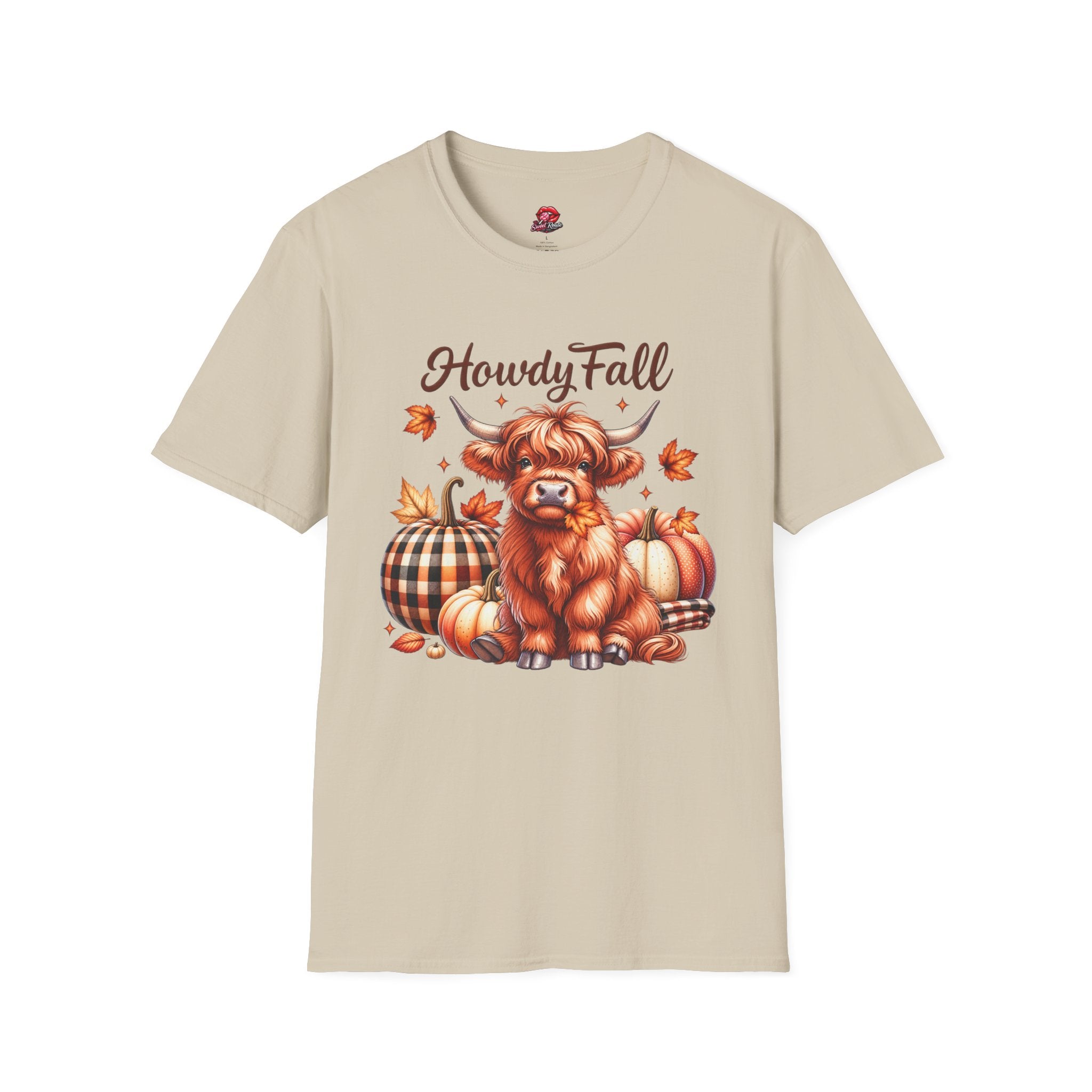 Howdy Fall Highland Cow Tee