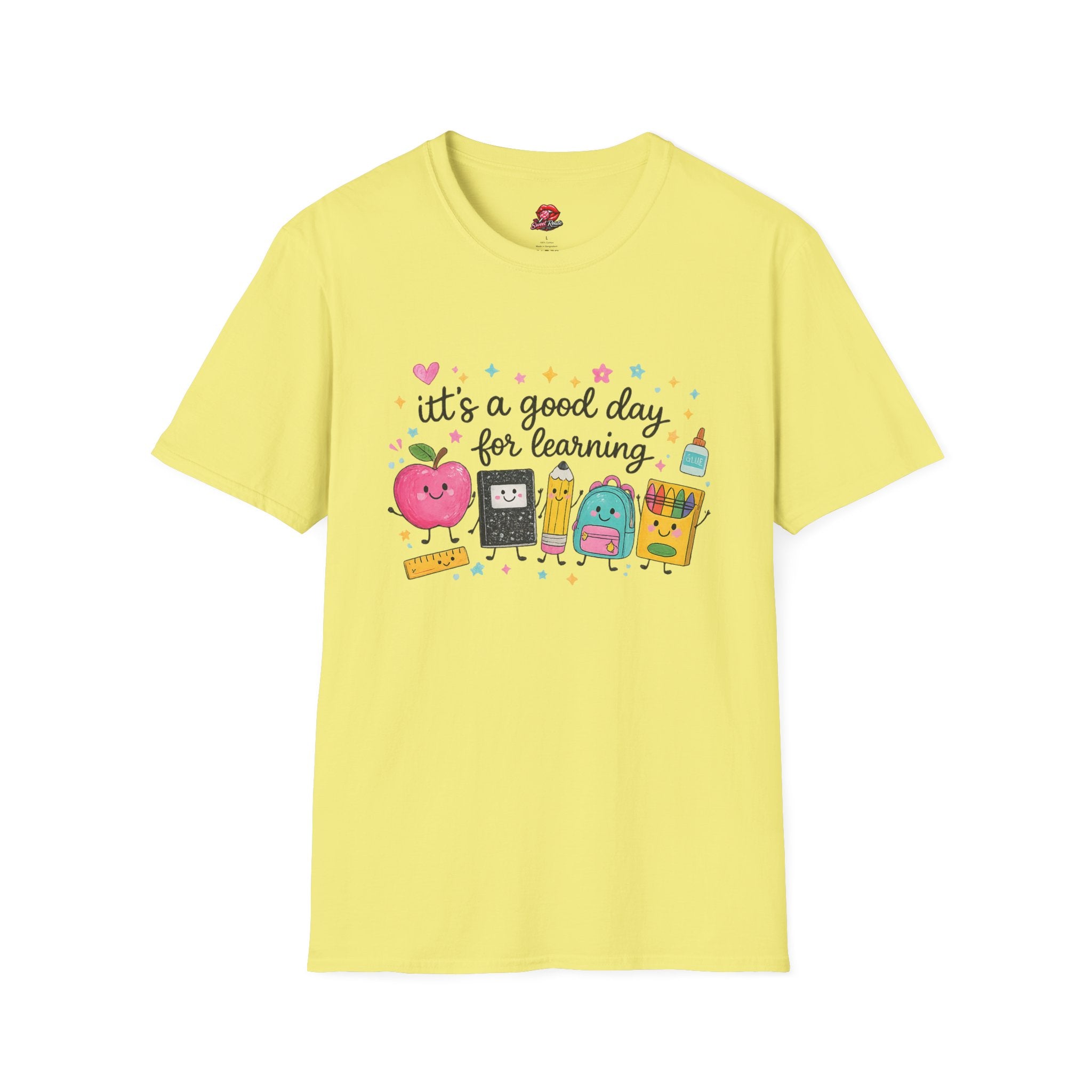 It’s a Good Day for Learning Teacher T-Shirt | Cute School Shirt | Colorful Classroom Tee | Back to School Gift for Teachers