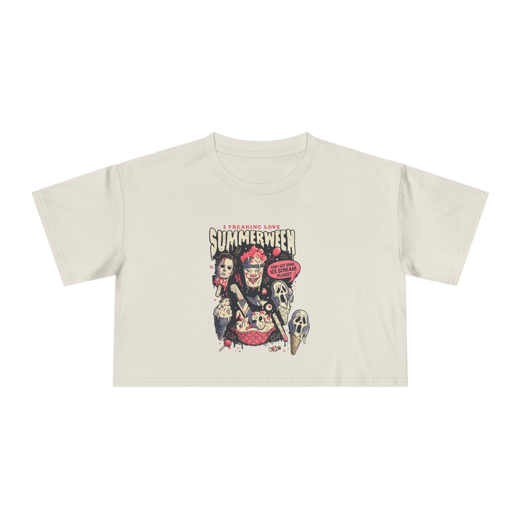 Summerween Horror Crop Top
