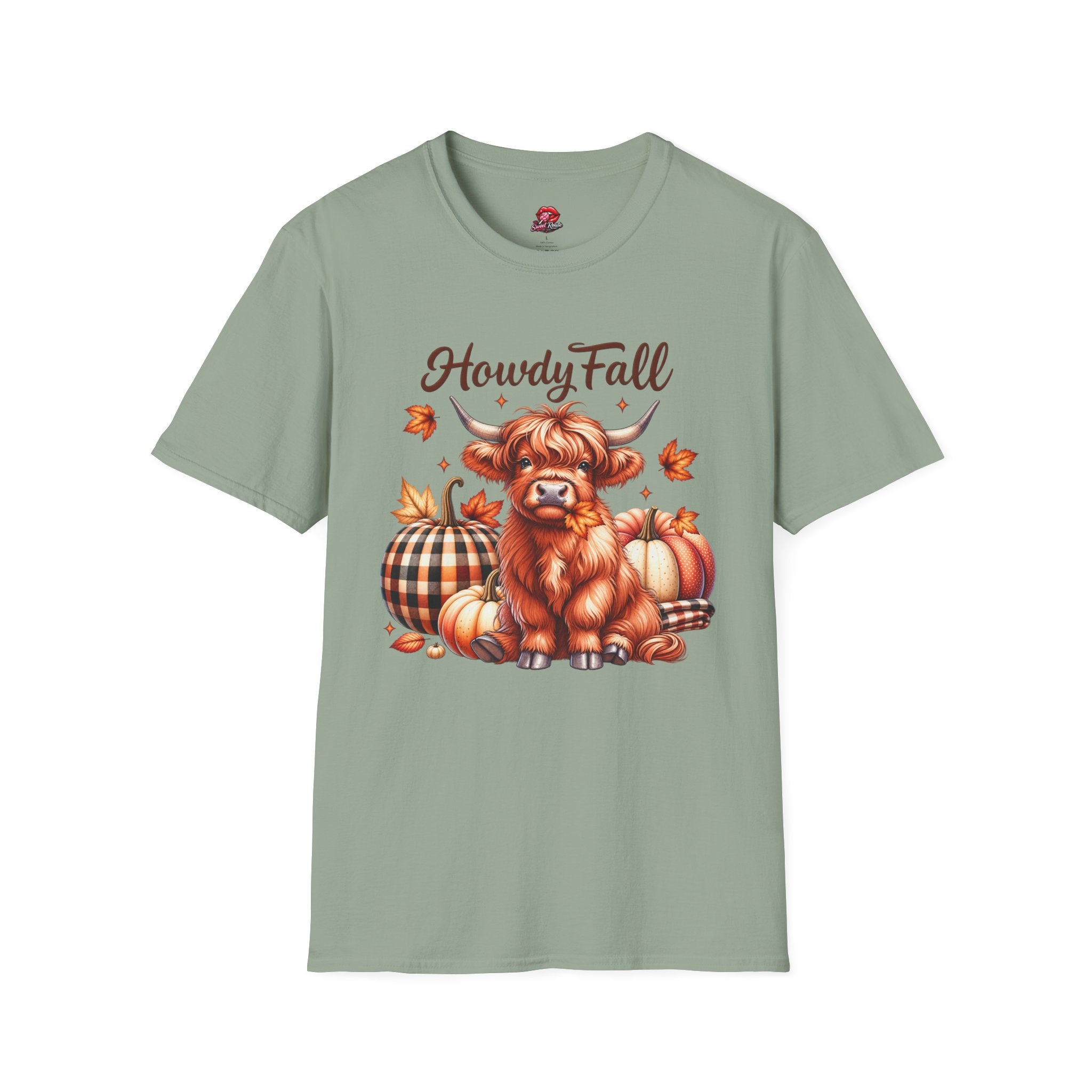 Howdy Fall Highland Cow Tee