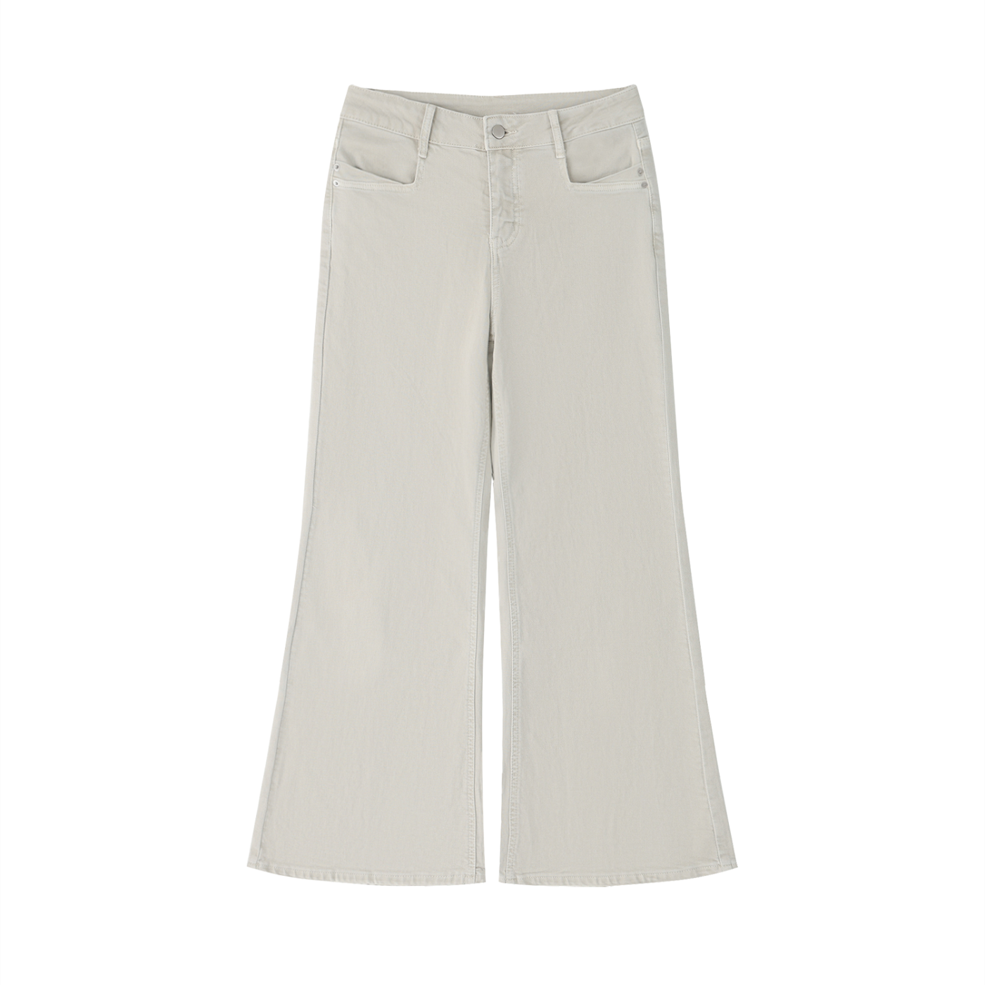 Sweet Route Women's Vintage Wash Flared Leg Jeans