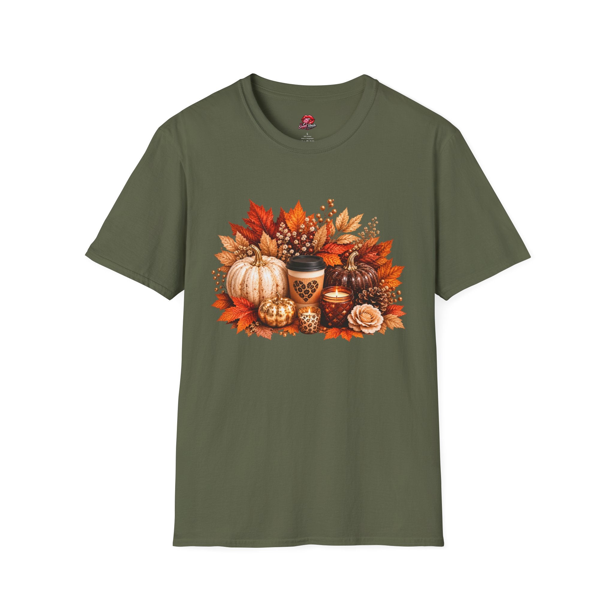 Autumn Pumpkin & Coffee T-Shirt