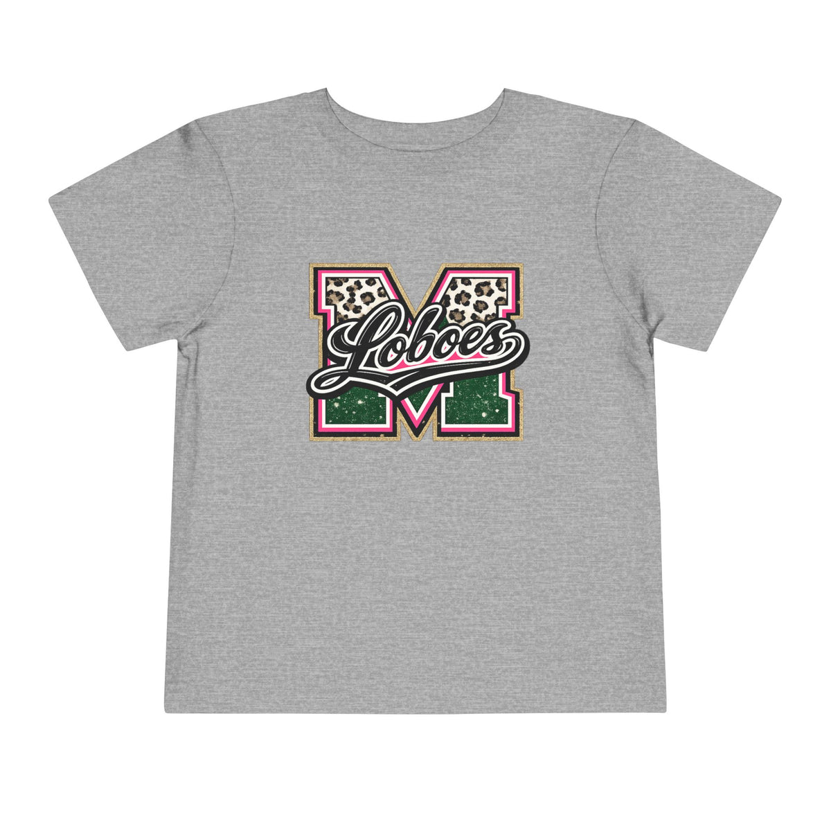 Loboes Leopard M Letter Toddler Tee