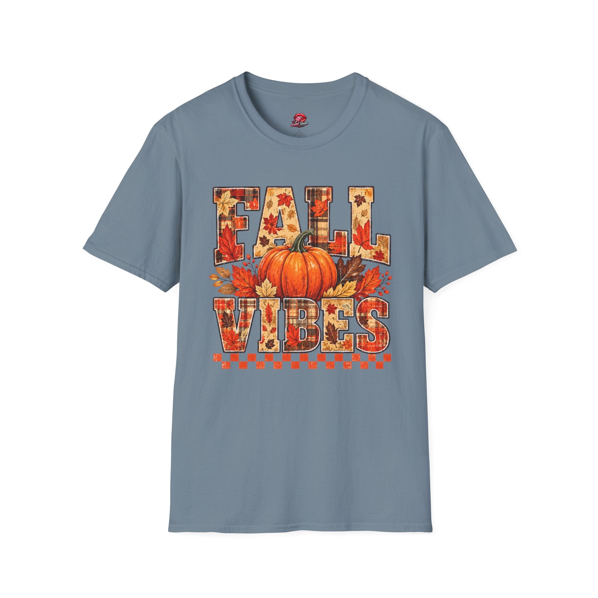 Pumpkin & Leaves Fall Vibes Tee
